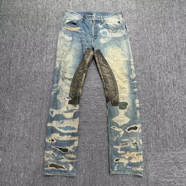 Givenchy Givenchy Distressed Denim Pants Size 32. Size US 32 / EU 48 - 1 Thumbnail