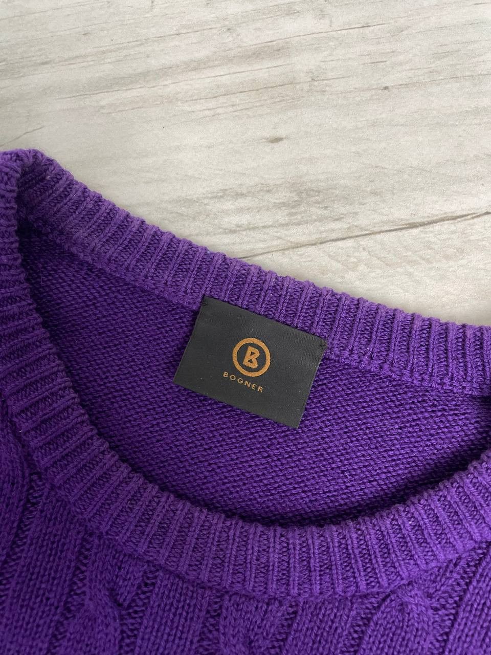 Bogner Bogner Cable Knit Wool Sweater Size US M / EU 48-50 / 2 - 4 Thumbnail