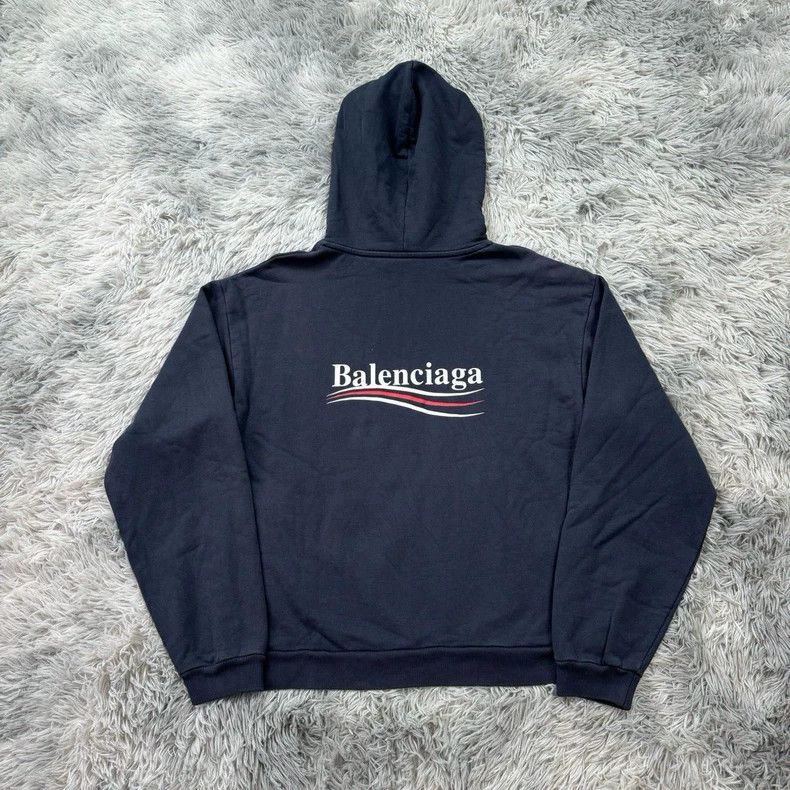 Balenciaga Balenciaga Coke sweater navy blue Size US L / EU 52-54 / 3 - 7 Thumbnail
