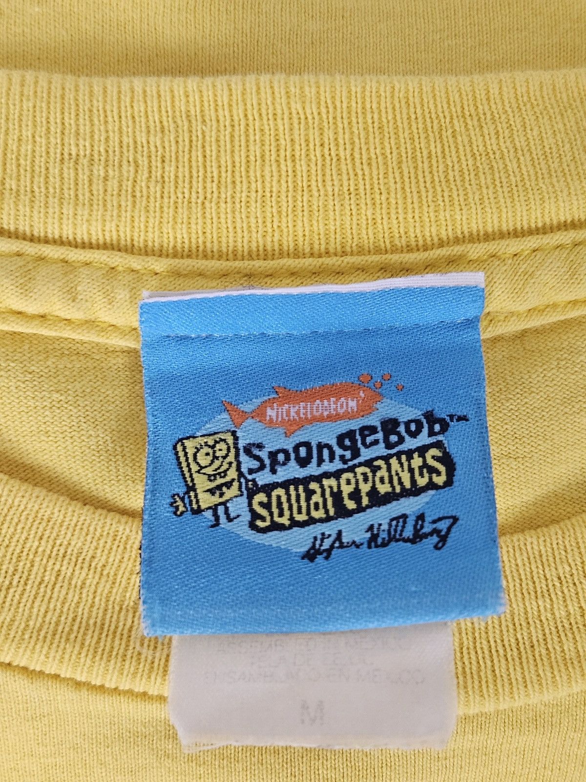 Cartoon Network Vintage 90s Spongebob Squarepants nicklodean tee Shirt Size US M / EU 48-50 / 2 - 4 Thumbnail