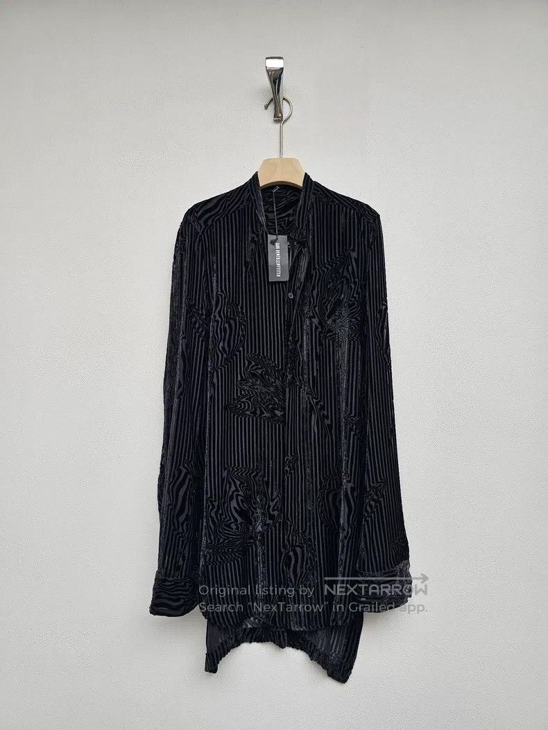 Ann Demeulemeester Ann Demeulemeester Size S velvet shirt Size S / US 4 / IT 40 - 3 Thumbnail