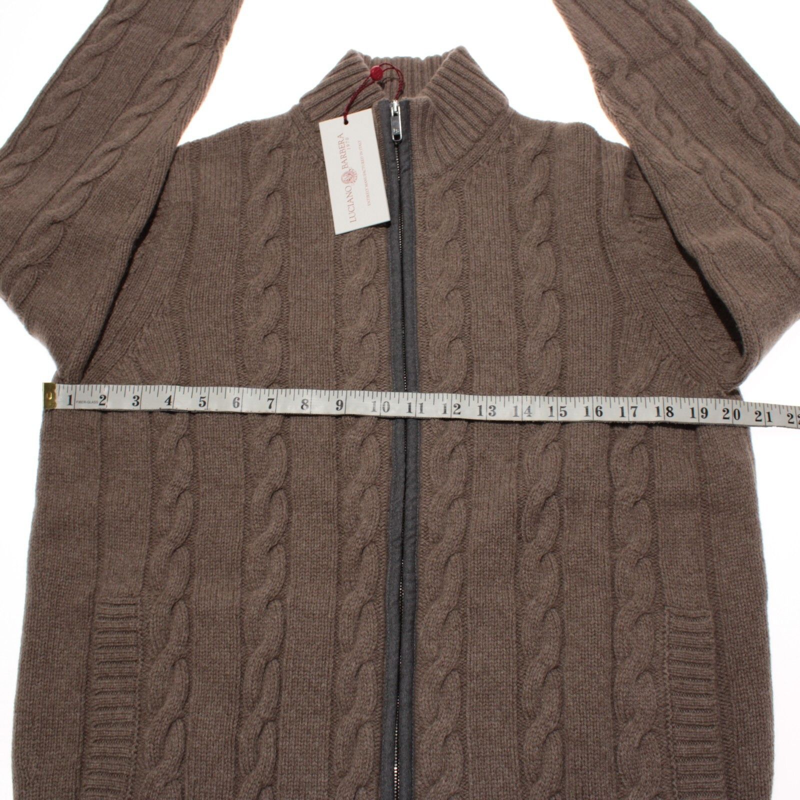 Luciano Barbera Luciano Barbera Sweater Size US M in Brown Size US M / EU 48-50 / 2 - 6 Thumbnail