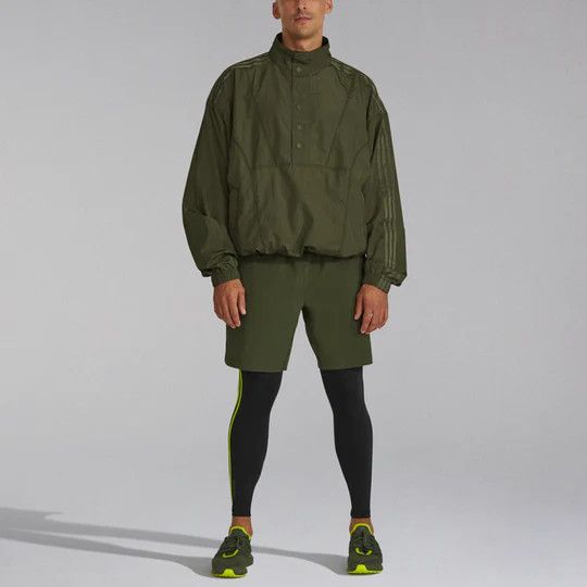 Adidas × Ivy Park Adidas x Ivy Park Unisex Nylon Metal IVP Anorak Jacket Olive Size US M / EU 48-50 / 2 - 3 Thumbnail