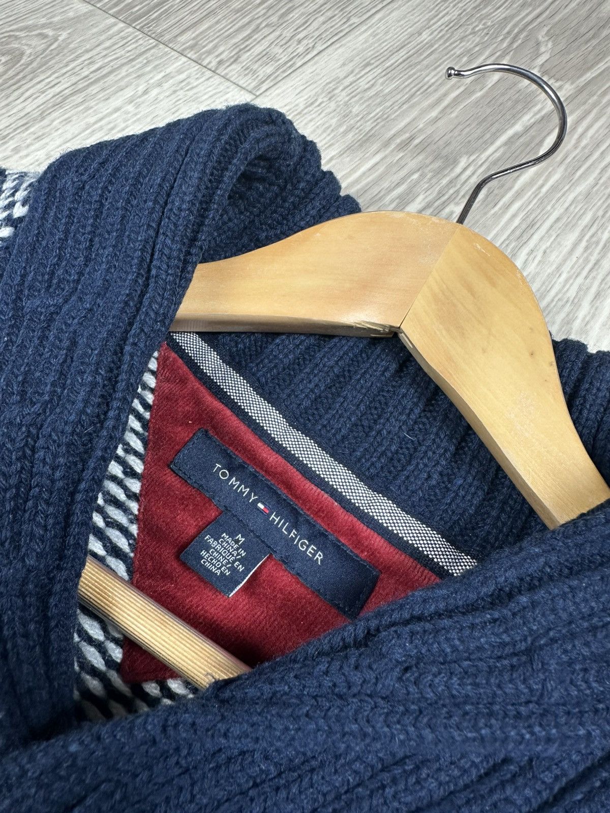 Tommy Hilfiger × Vintage Vintage Tommy Hilfiger Knit Cardigan Sweater Size US M / EU 48-50 / 2 - 6 Thumbnail