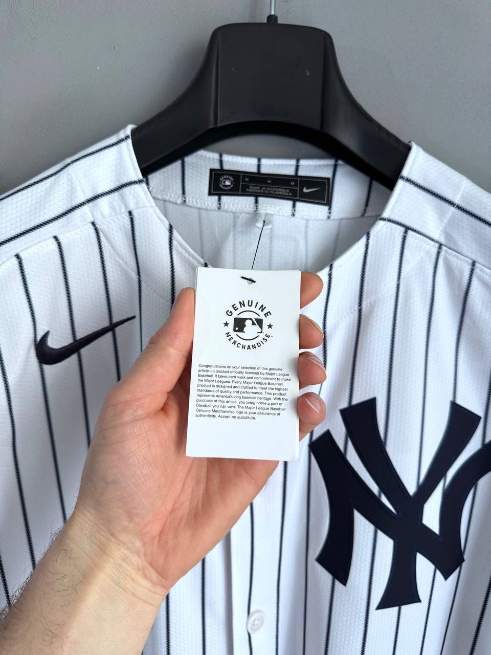 Nike Nike New York Yankees White/Navy MLB Baseball Jersey, Size M Size US M / EU 48-50 / 2 - 15 Thumbnail