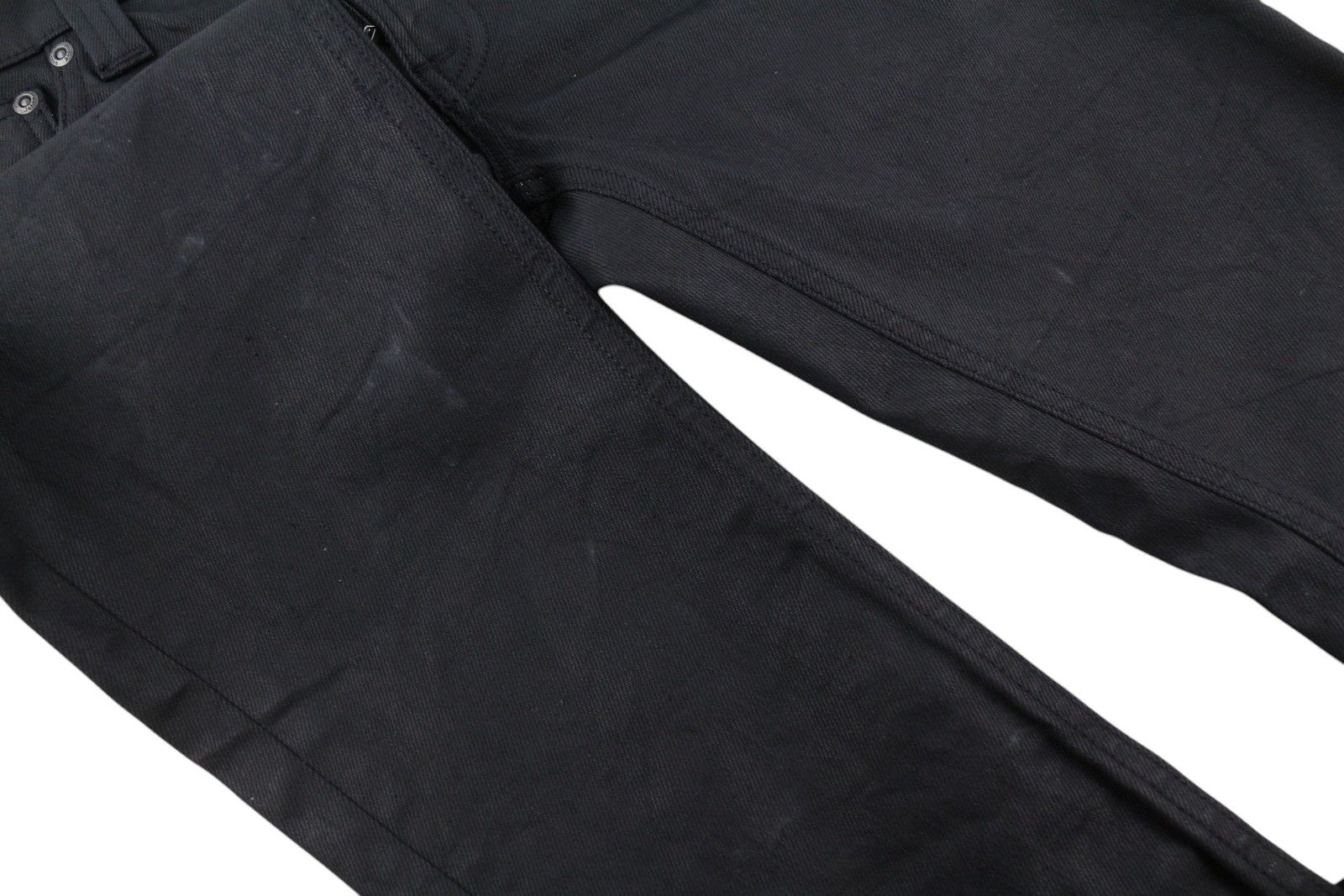 Nudie Jeans TIGHT LONG JOHN W28/L30 Throb Black Coated Jeans 86091 Size US 28 / EU 44 - 9 Thumbnail