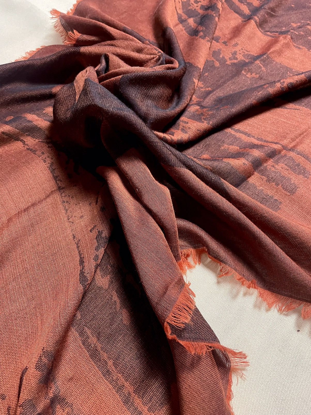 Z Zegna Ernenegildo Zegna big logo silk scarf shawl Size ONE SIZE - 15 Thumbnail