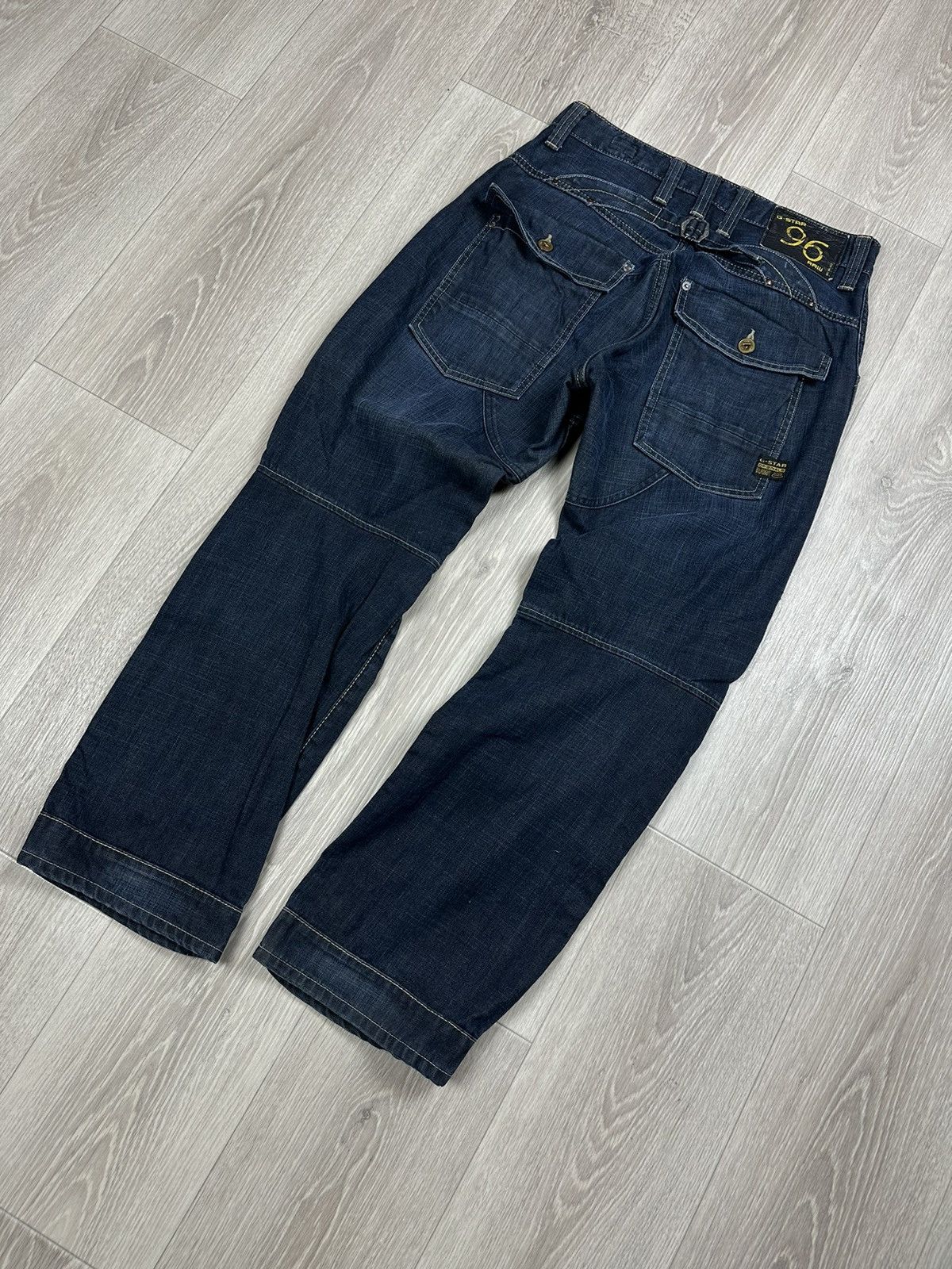 G-Star G Star Raw Denim Vintage Jeans Baggy Double Knee Y2K Size US 32 / EU 48 - 3 Thumbnail