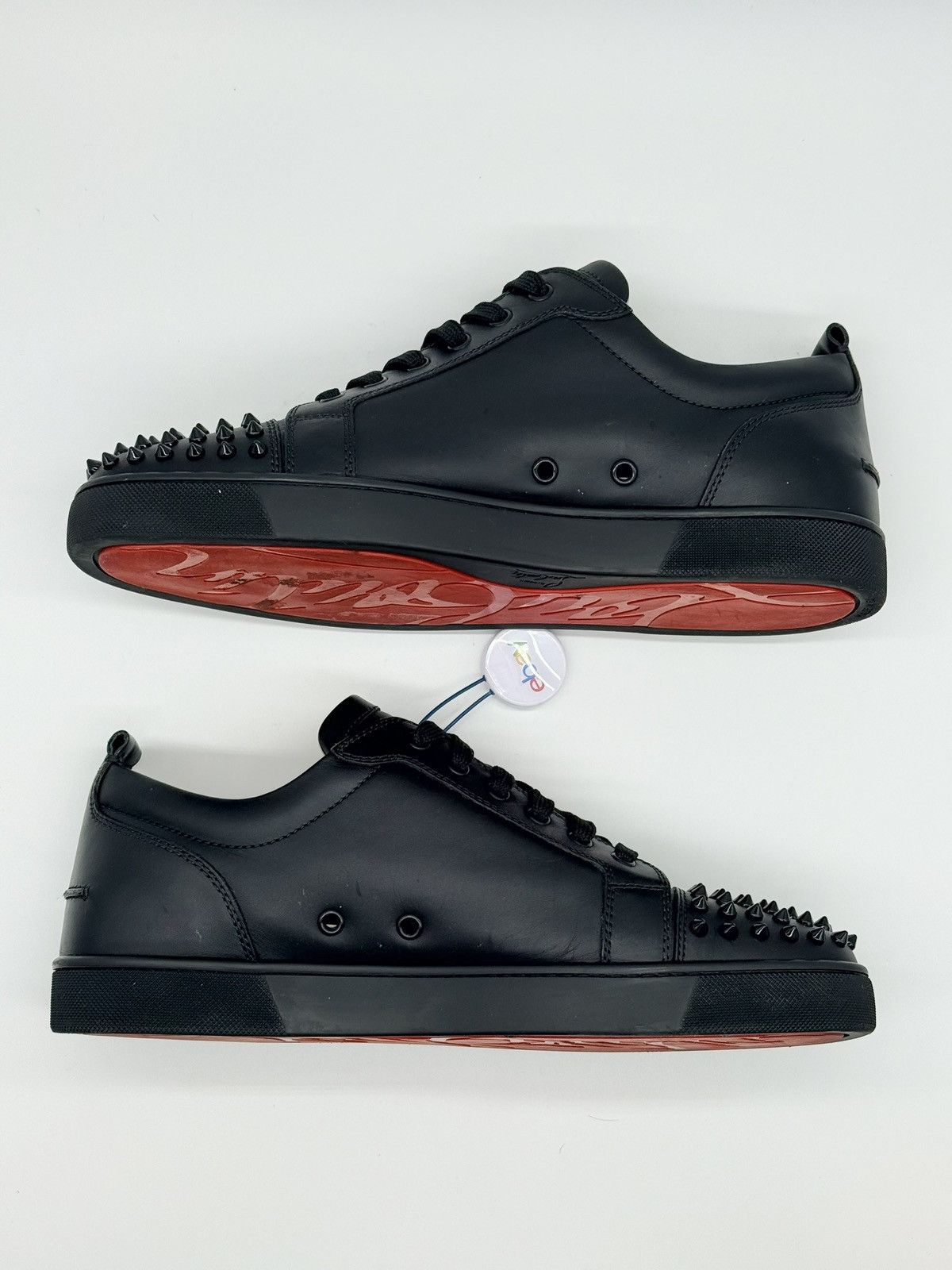Christian Louboutin WORN ONCE Size 11.5 - Christian Louboutin Low Black Spikes Size US 11.5 / EU 44-45 - 3 Thumbnail