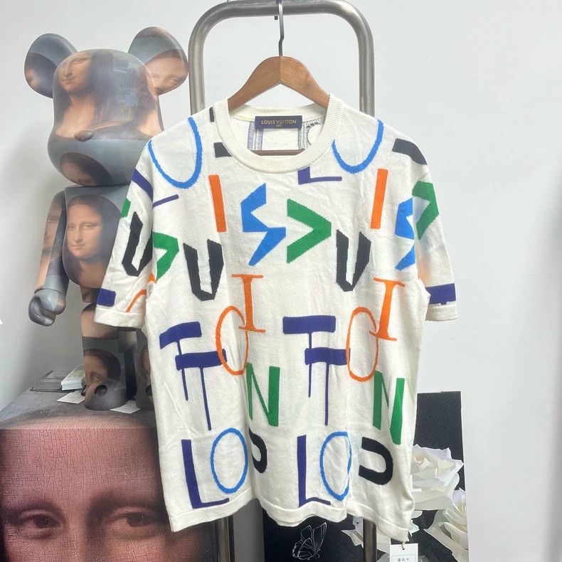Louis Vuitton Louis Vuitton Full printed bullet-screen knit short sleeves Size US M / EU 48-50 / 2 - 1 Thumbnail