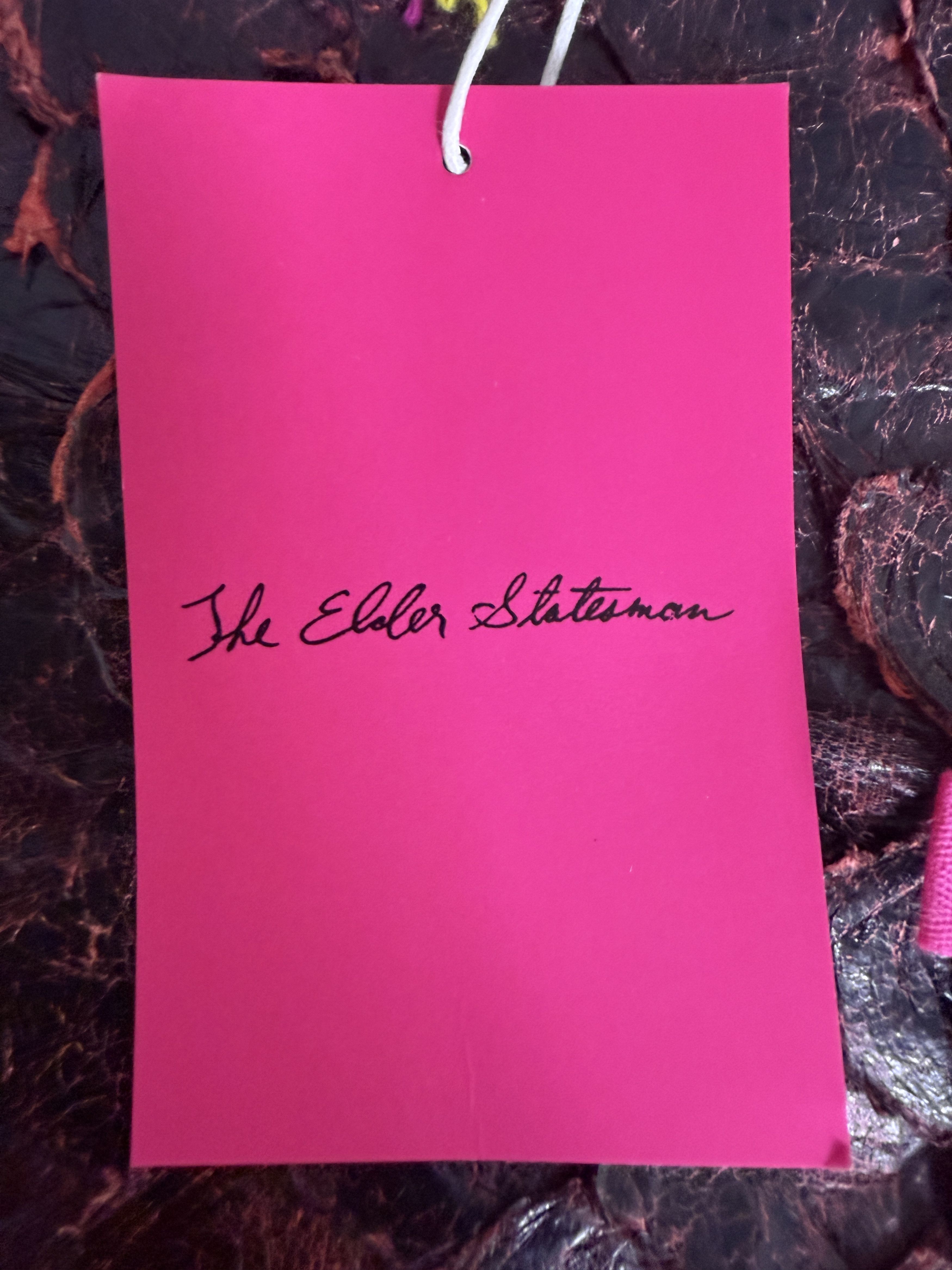 The Elder Statesman $250 The Elder Statesman Crochet Cashmere Eyeglass Pouch Size ONE SIZE - 4 Thumbnail