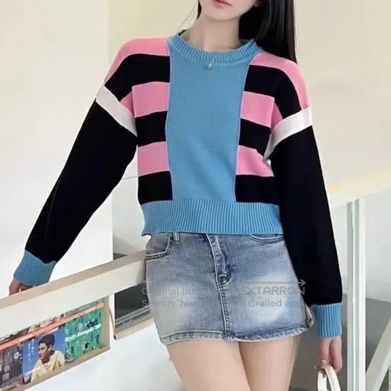 Hermes Hermes Color-blocked sweater Size XS / US 0-2 / IT 36-38 - 1 Thumbnail