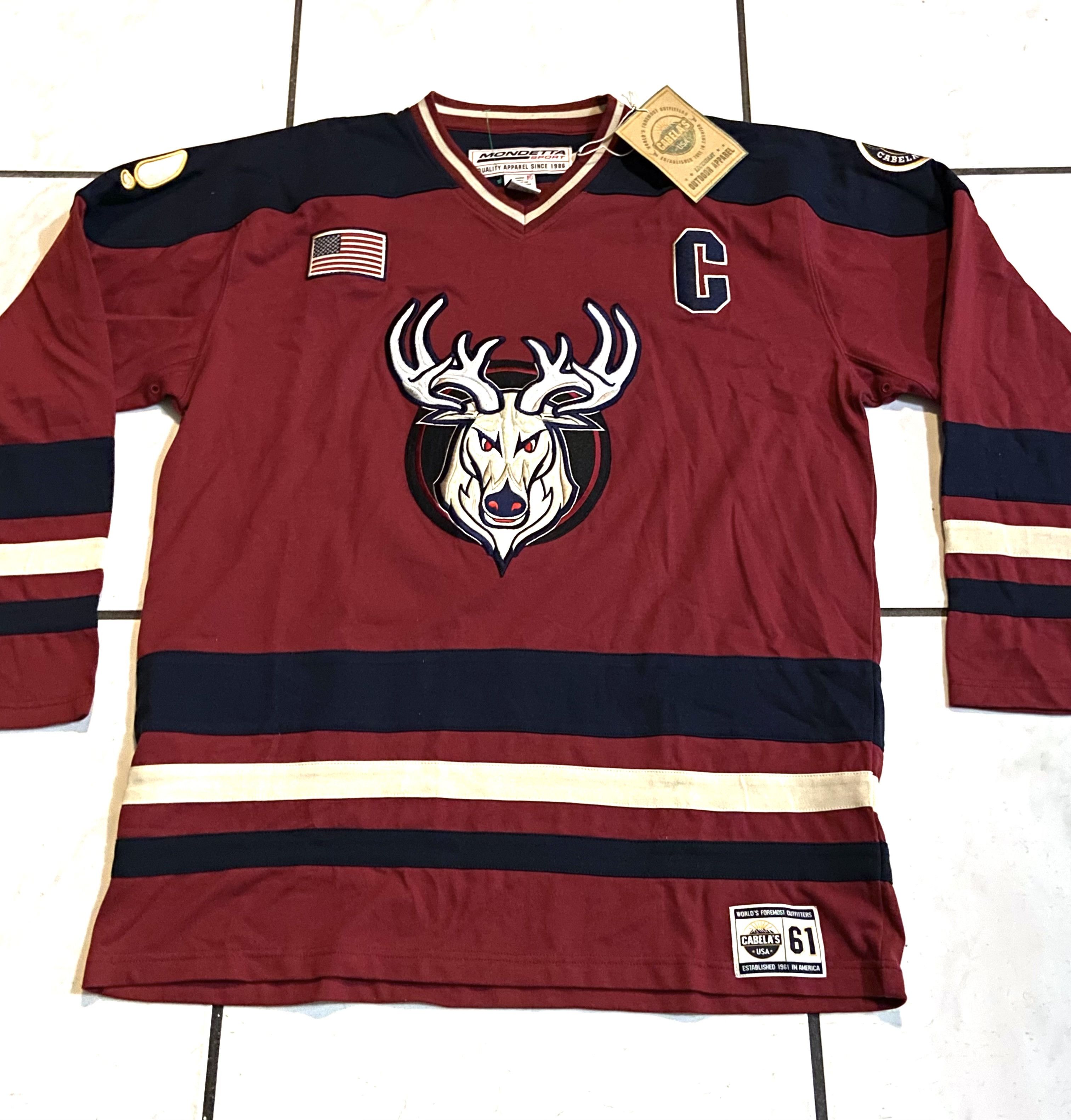 Cabelas Mondetta Sport Cabelas Wild Bucks Hockey jersey XL Size US XL / EU 56 / 4 - 1 Thumbnail