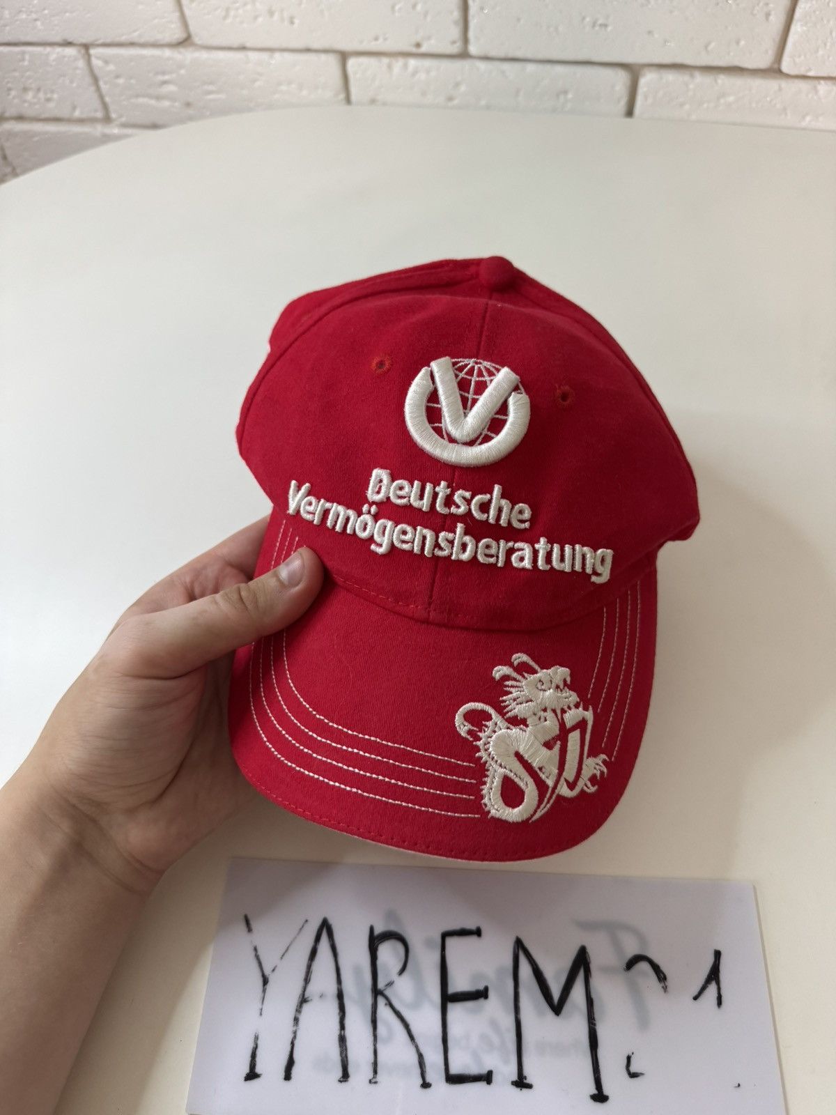 Vintage Ferrari vintage cap hat Size ONE SIZE - 2 Thumbnail
