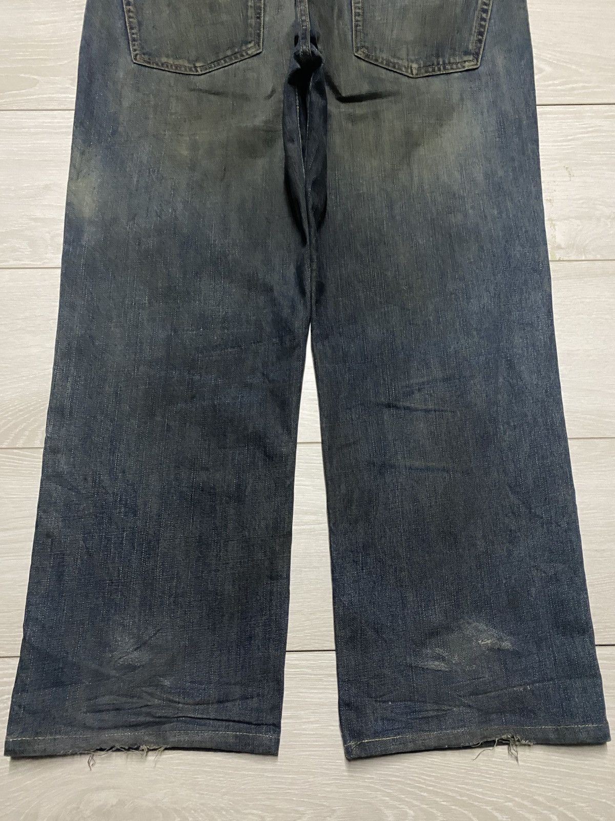 Uniqlo Vintage Japanese Brand Uniqlo S-002 Mud Wash Baggy Jeans Size US 38 / EU 54 - 6 Thumbnail