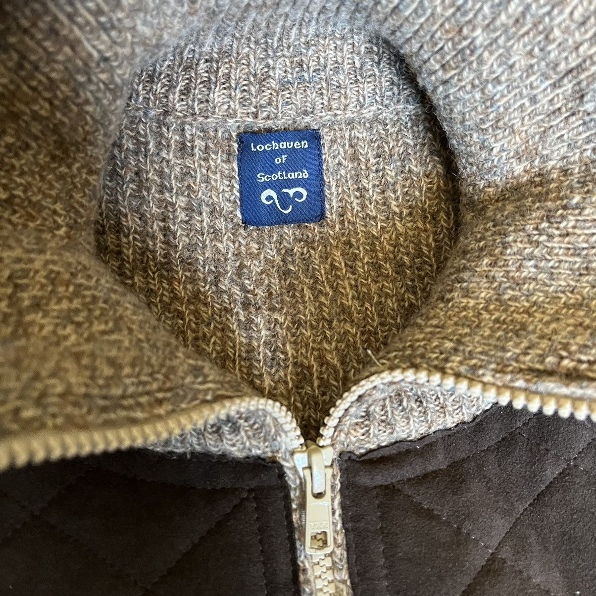 Vintage Vintage Lochaven Scotland Wool Suede Cardigan Zip Up Sweater Size US M / EU 48-50 / 2 - 5 Thumbnail