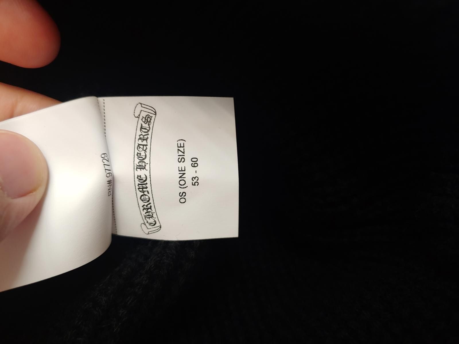 Chrome Hearts Chrome Hearts Leather Star Patch Beanie in Black Size ONE SIZE - 6 Thumbnail