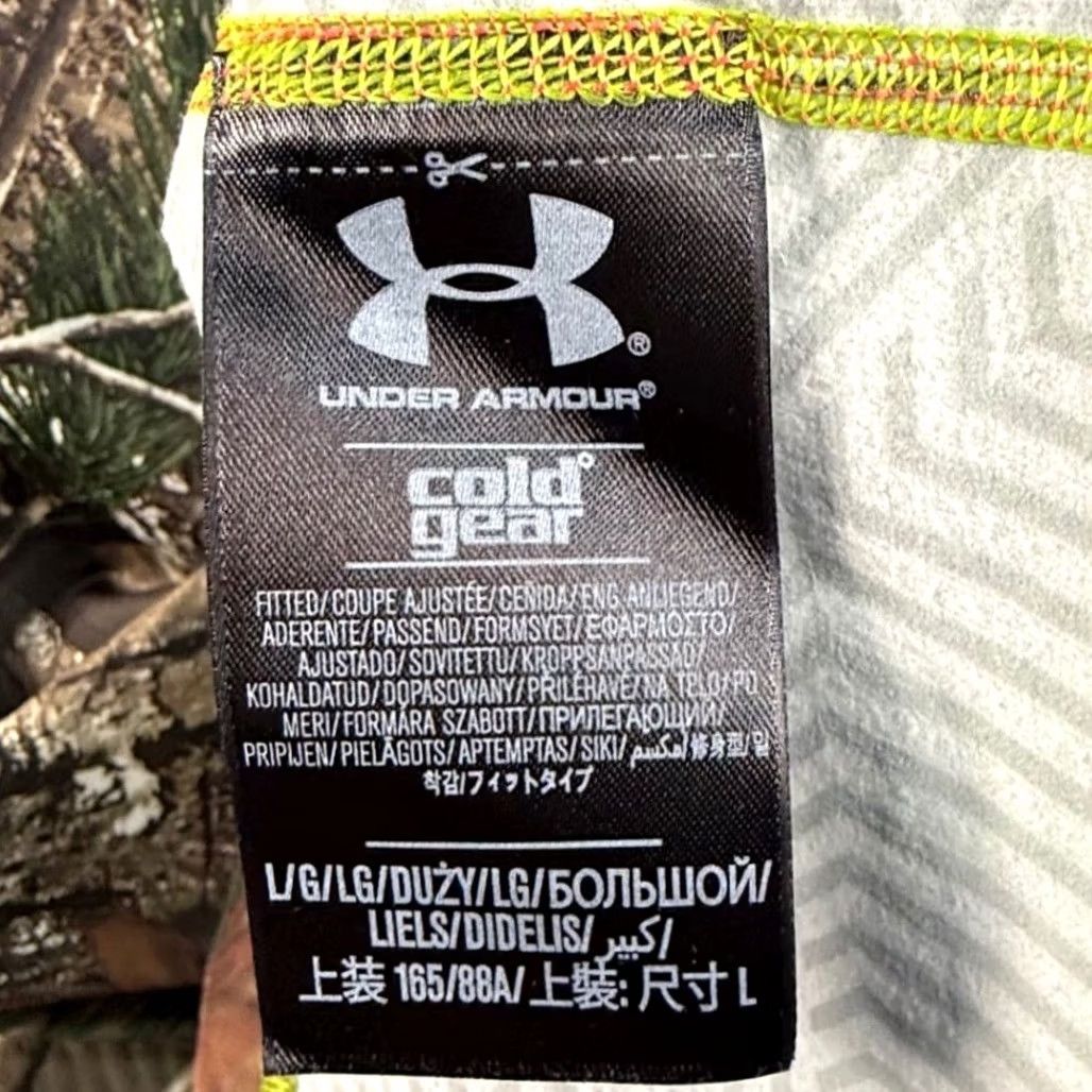 Under Armour Under Armour Hooded Hoodie Realtree AP Camo Scent Control ColdGear Pullover, Long Sleeve, Multicolor, Women, L Size L / US 10 / IT 46 - 7 Thumbnail