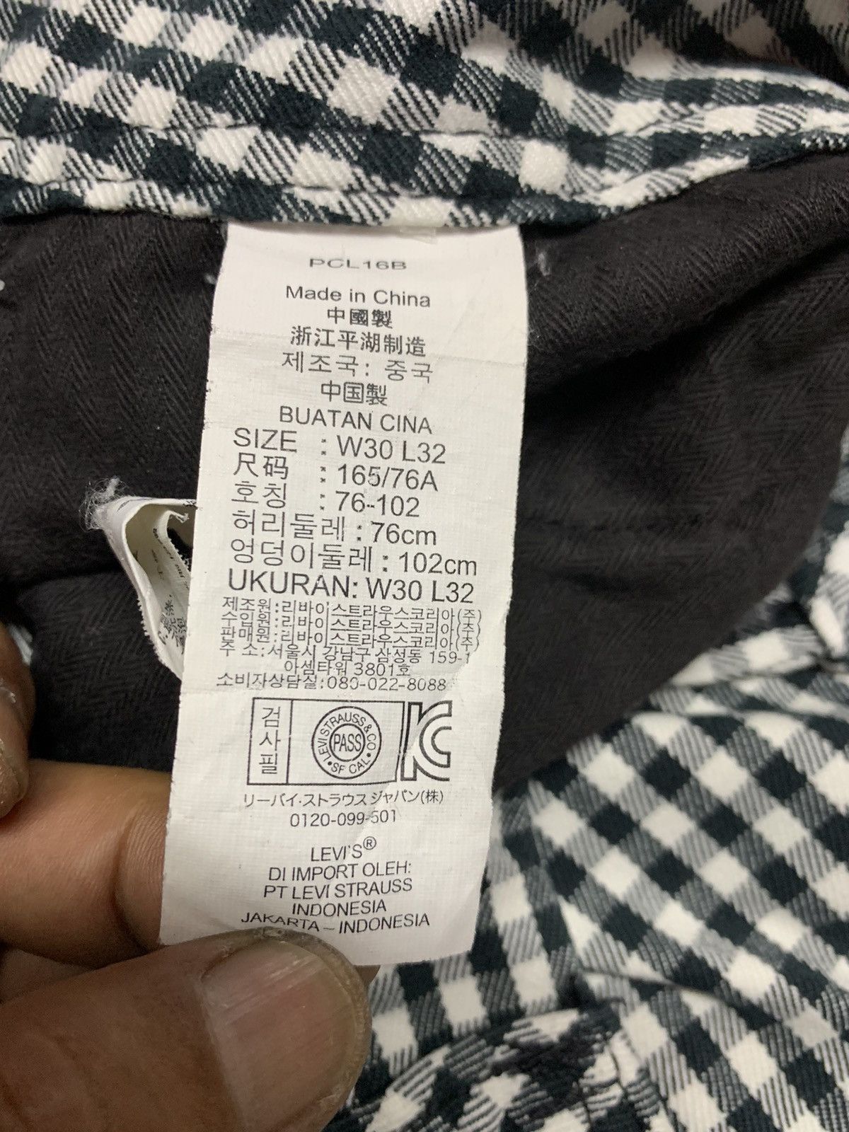 Levi's Levis Checked pattern lady jeans Size 32" / US 10 / IT 46 - 19 Thumbnail
