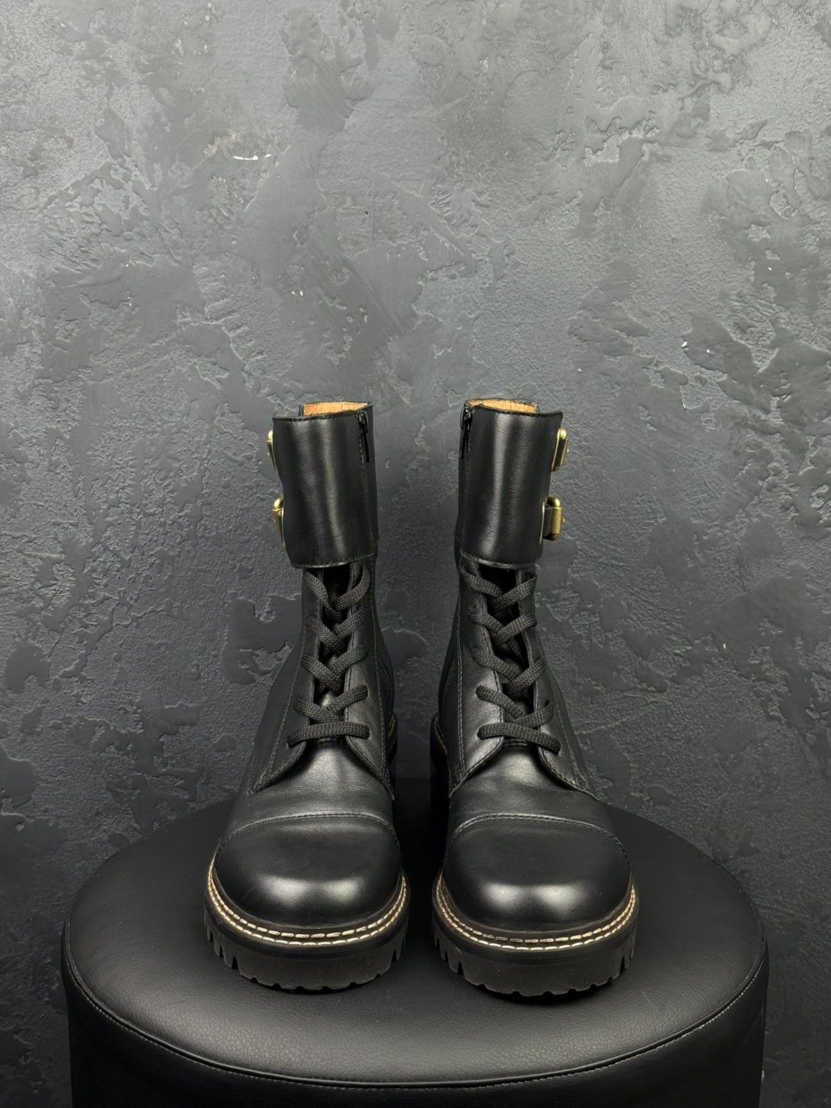 See by Chloe See by Chloé Mallory Women’s Lace Up Boots Size US 9 / IT 39 - 4 Thumbnail