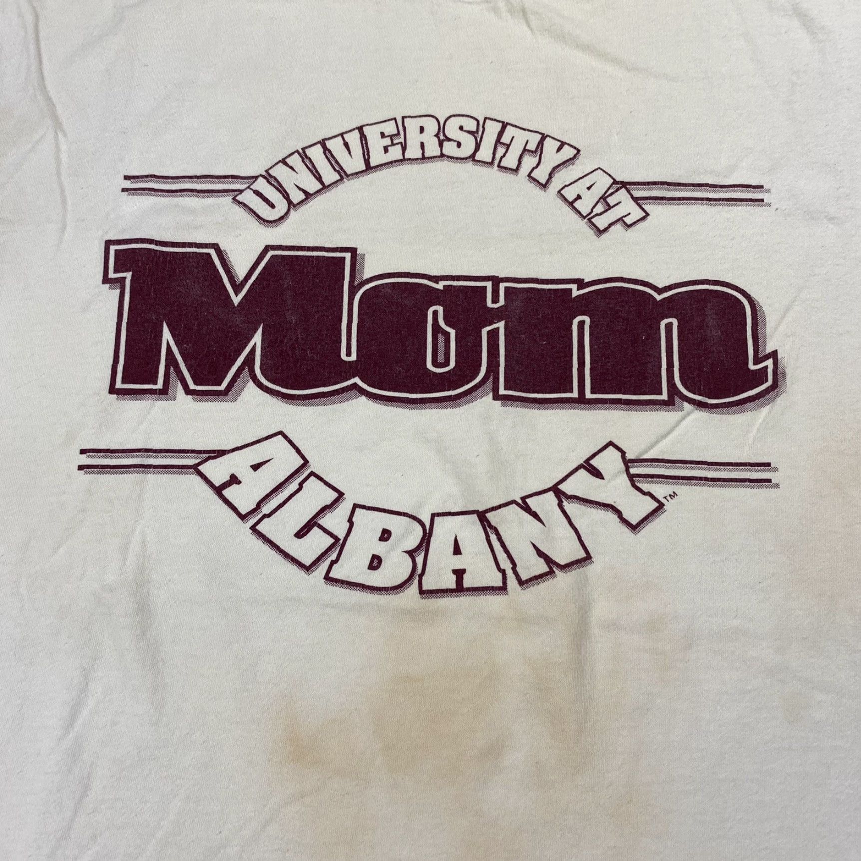 Vintage VINTAGE MV Sport Y2K Graphic Tee Short Sleeve 2XL White Grunge University at Albany 2000s Unisex Size US XXL / EU 58 / 5 - 2 Thumbnail