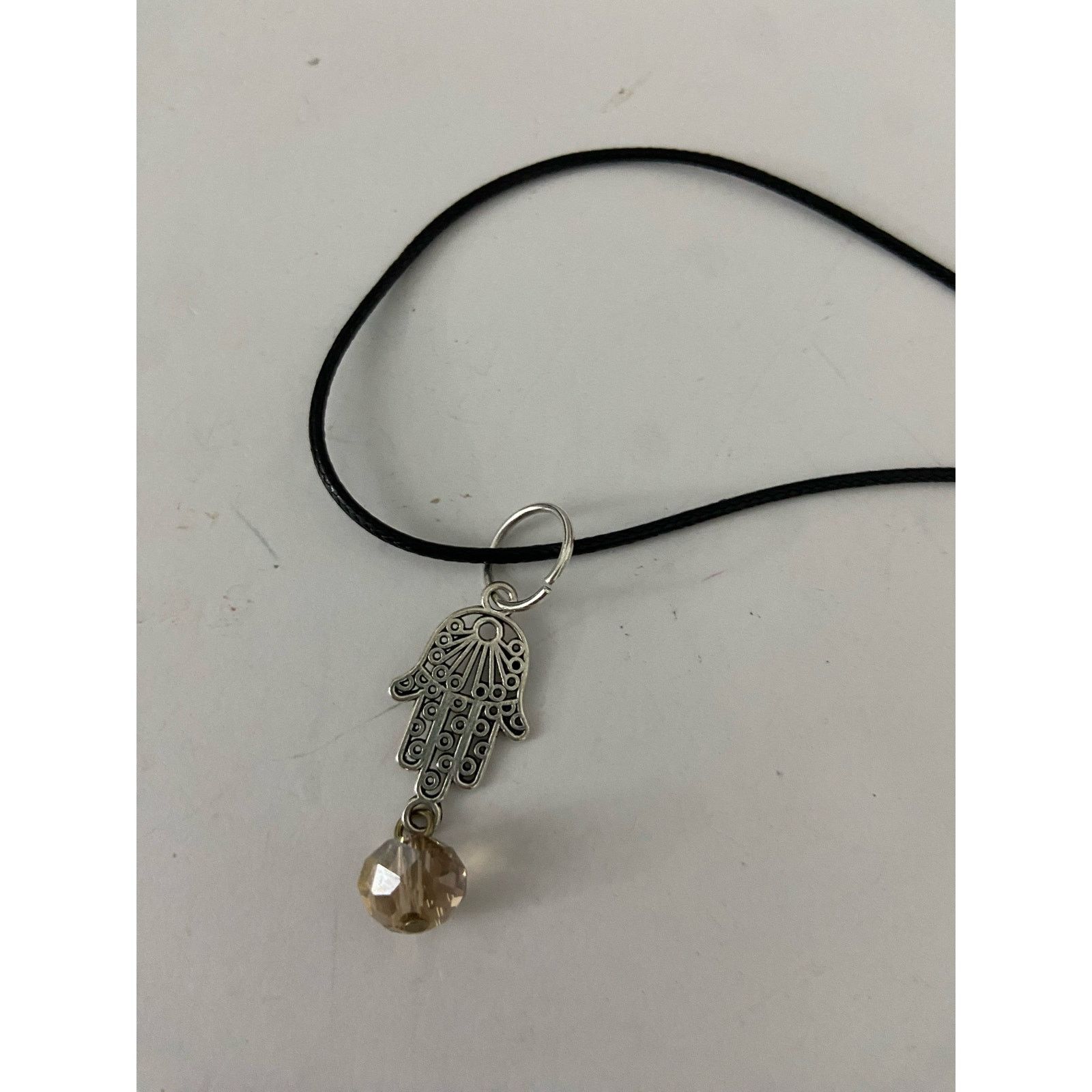 Handmade hamsa necklace Size ONE SIZE - 5 Thumbnail