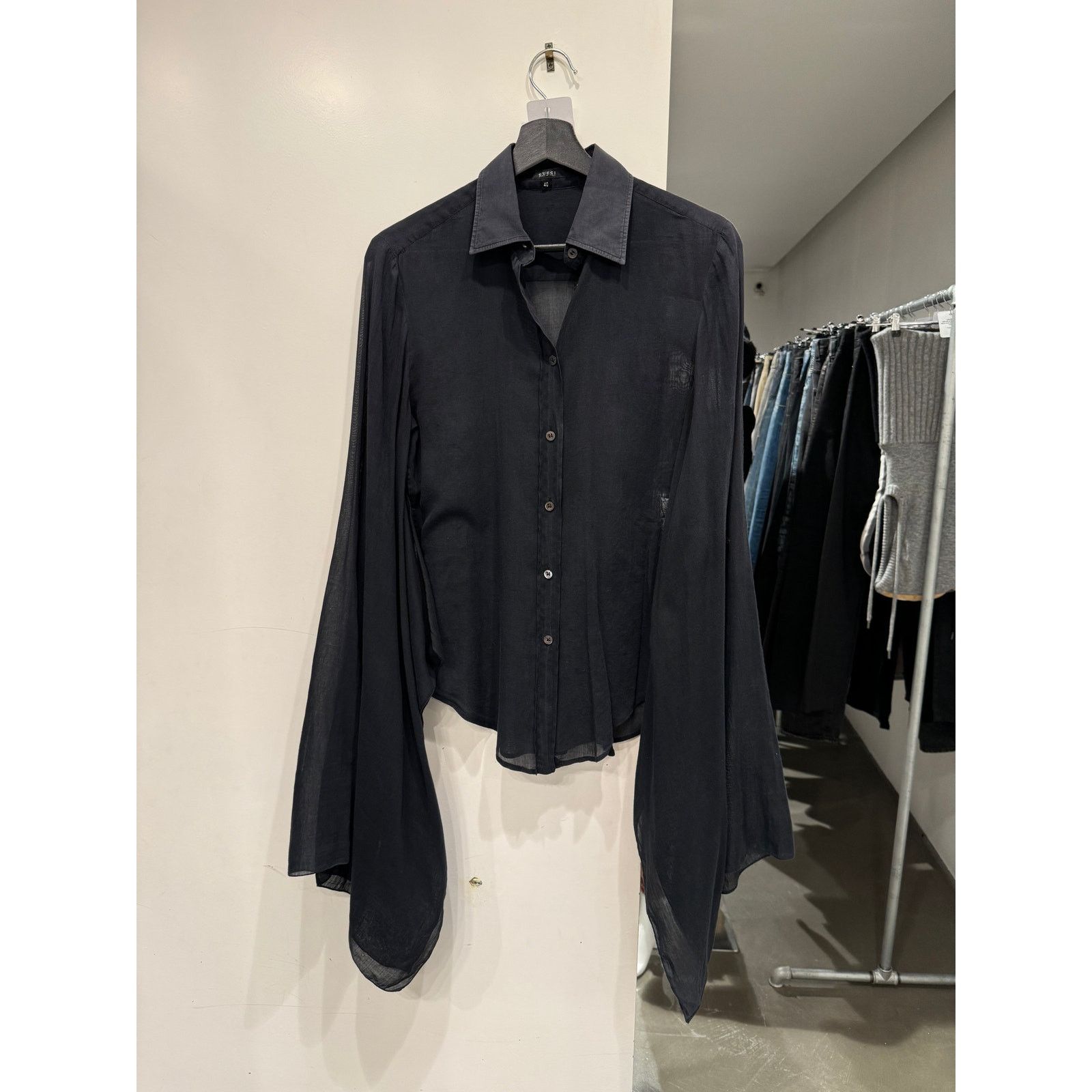 Gucci S/S 2004 Gucci by Tom Ford bat wing shirt Size S / US 4 / IT 40 - 2 Thumbnail