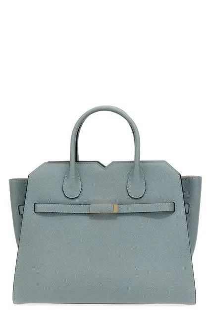 Valextra VALEXTRA Milano Niagara Blue Medium Top Handle Bag New Size ONE SIZE - 1 Thumbnail