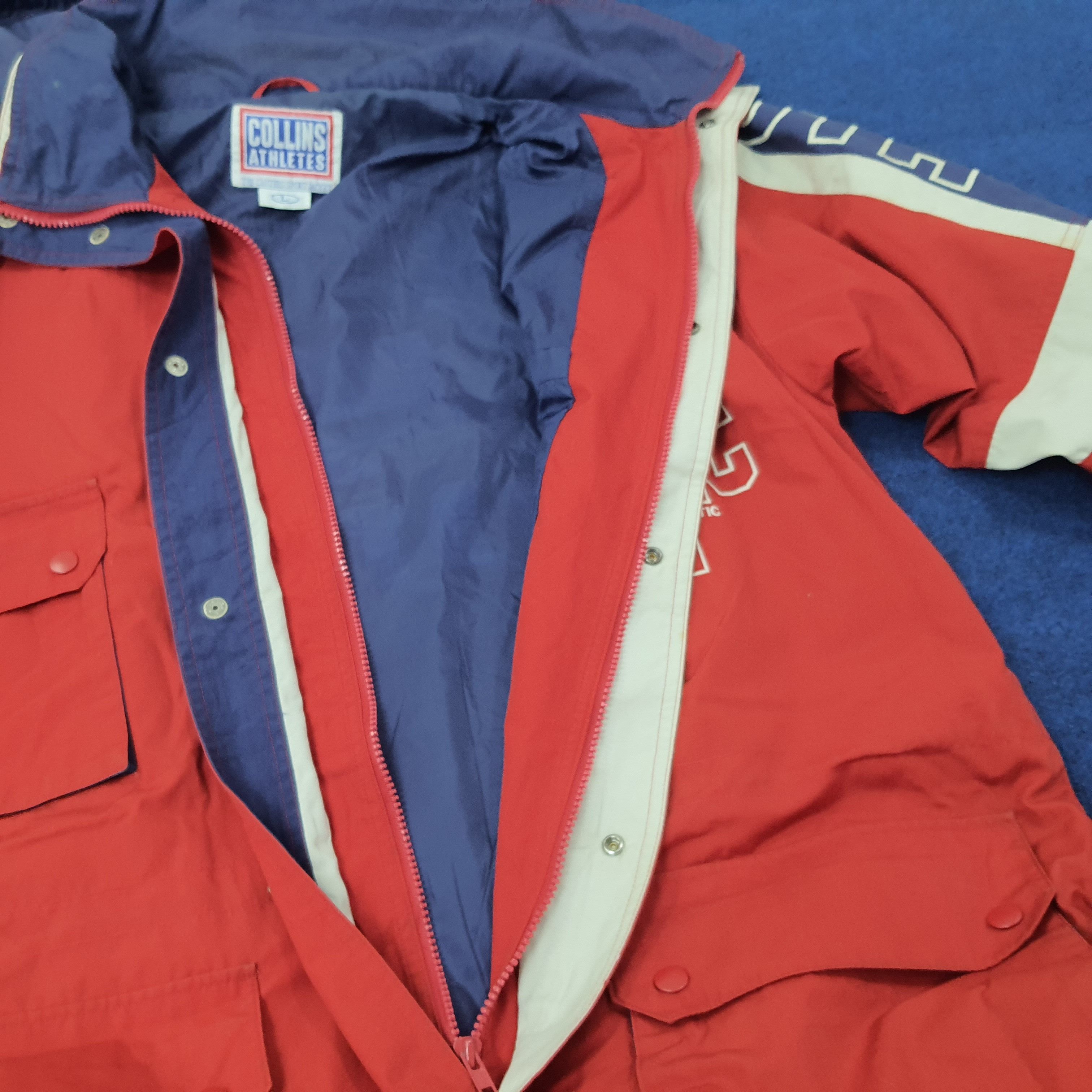 Vintage Vintage Collins Athletes Youth Midfield Jacket C266N19 Size US XL / EU 56 / 4 - 7 Thumbnail