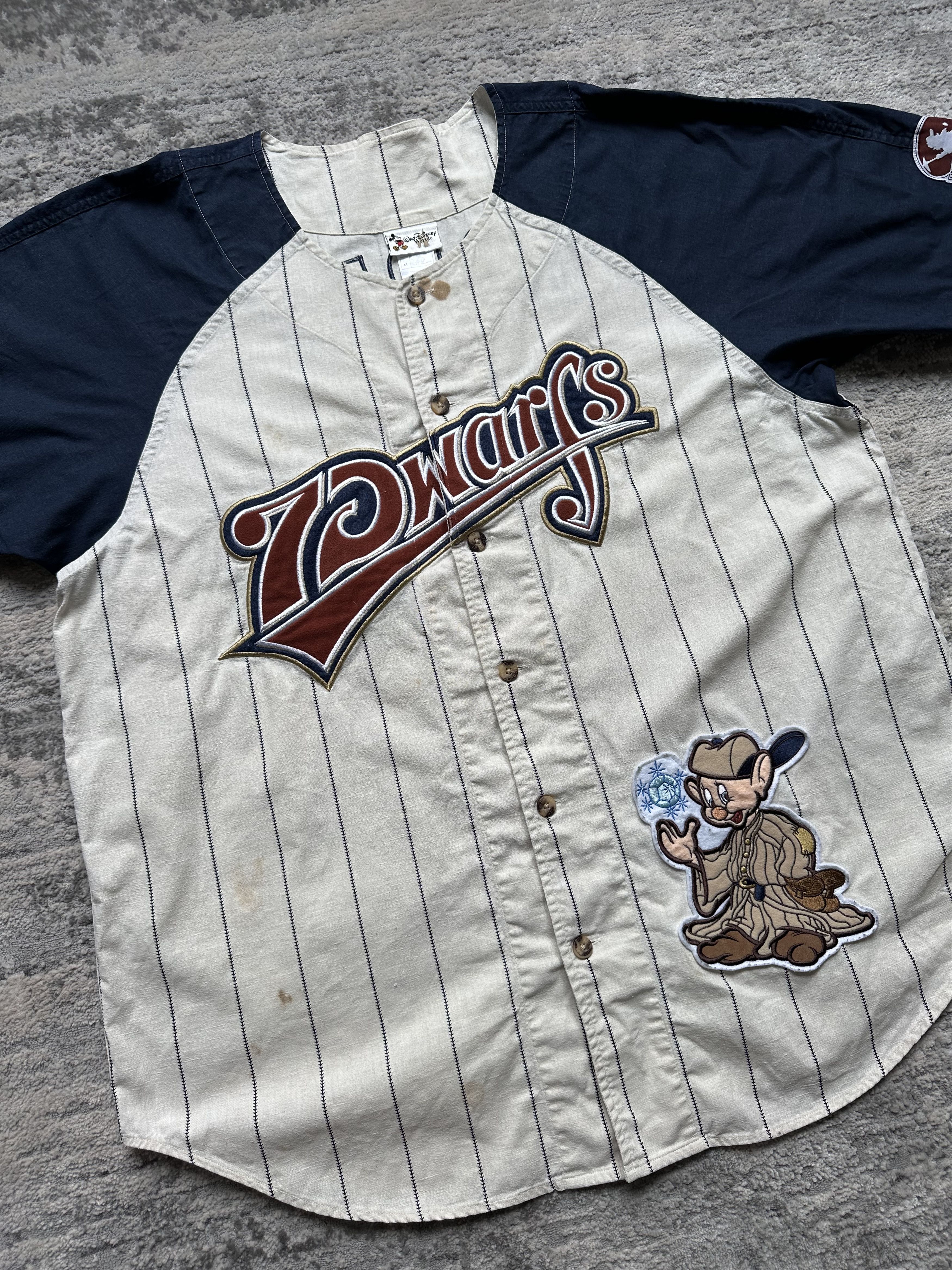 Disney Disney Dwarfs Grumpy Vintage Jersey Size US XL / EU 56 / 4 - 2 Thumbnail