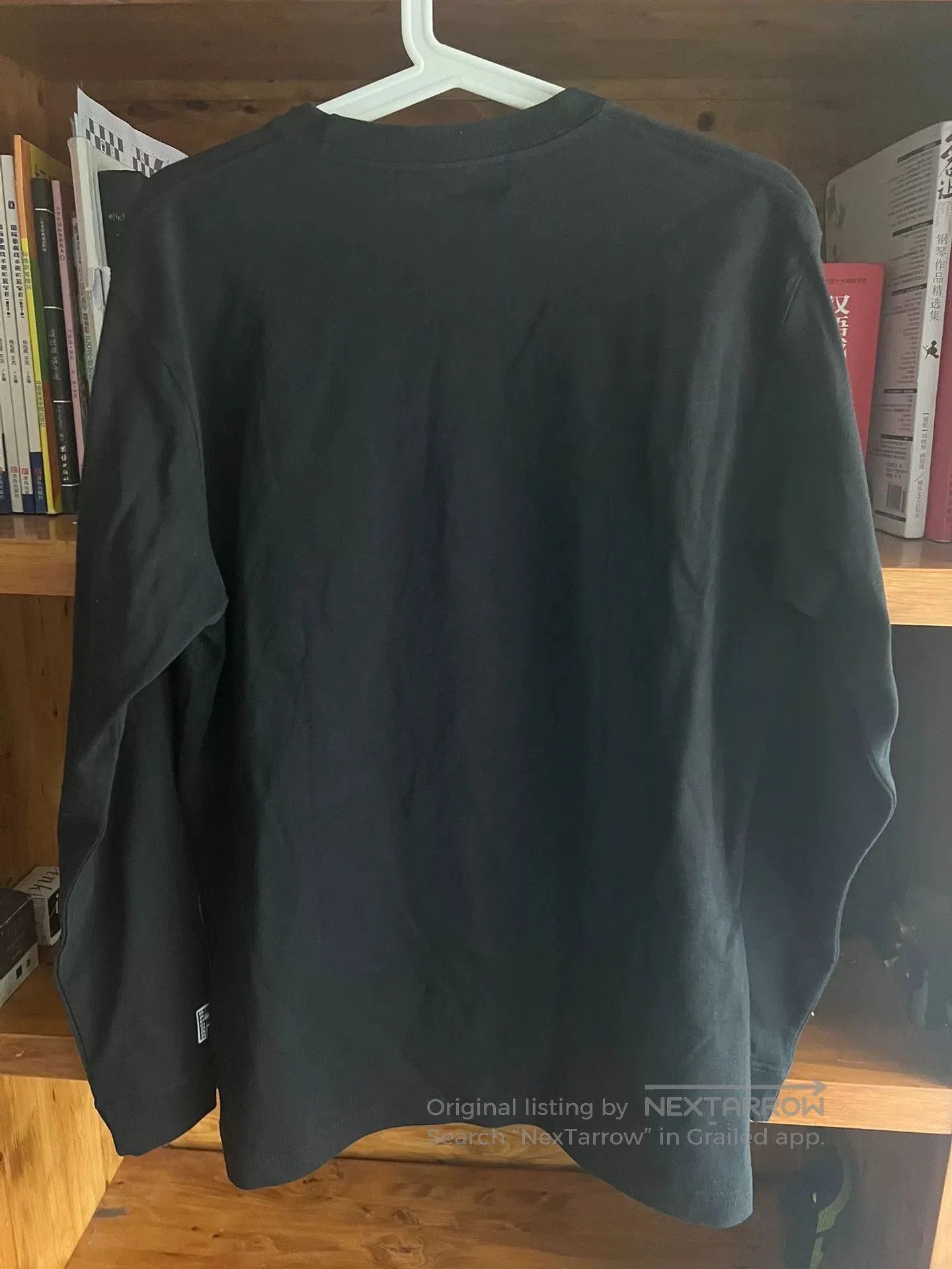Japanese Brand Stylish Black Long Sleeve Sweatshirt. Size US L / EU 52-54 / 3 - 6 Thumbnail