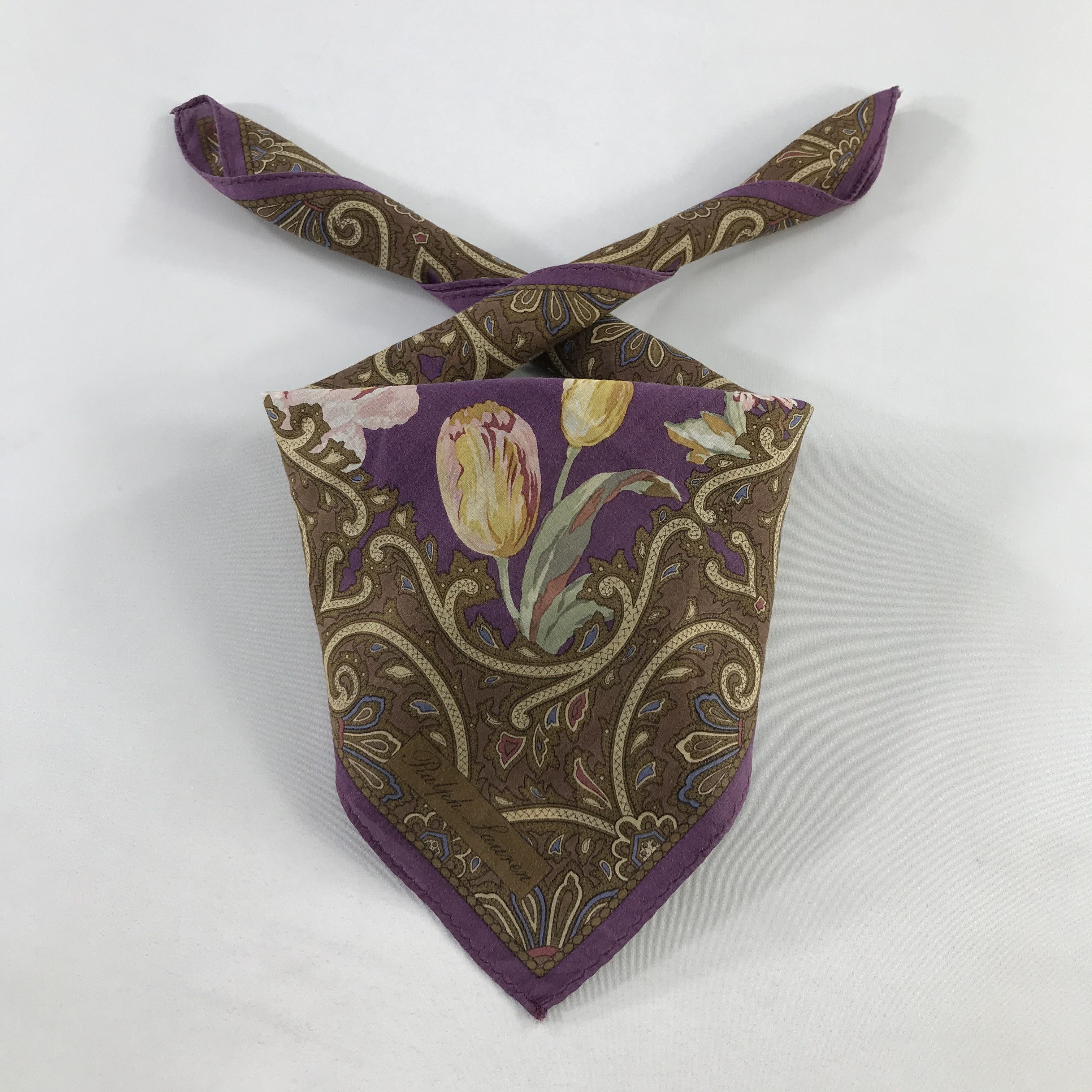 Ralph Lauren × Vintage Ralph Lauren Handkerchief / Neckerchief / Bandana Size ONE SIZE - 1 Thumbnail