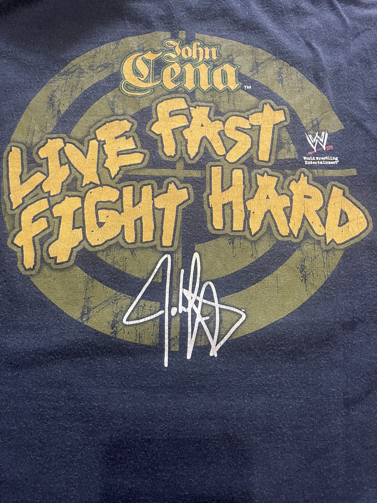 WWE × WWF Y2K John Cena Chain Gang Assault Battle Shirt Size US L / EU 52-54 / 3 - 4 Thumbnail