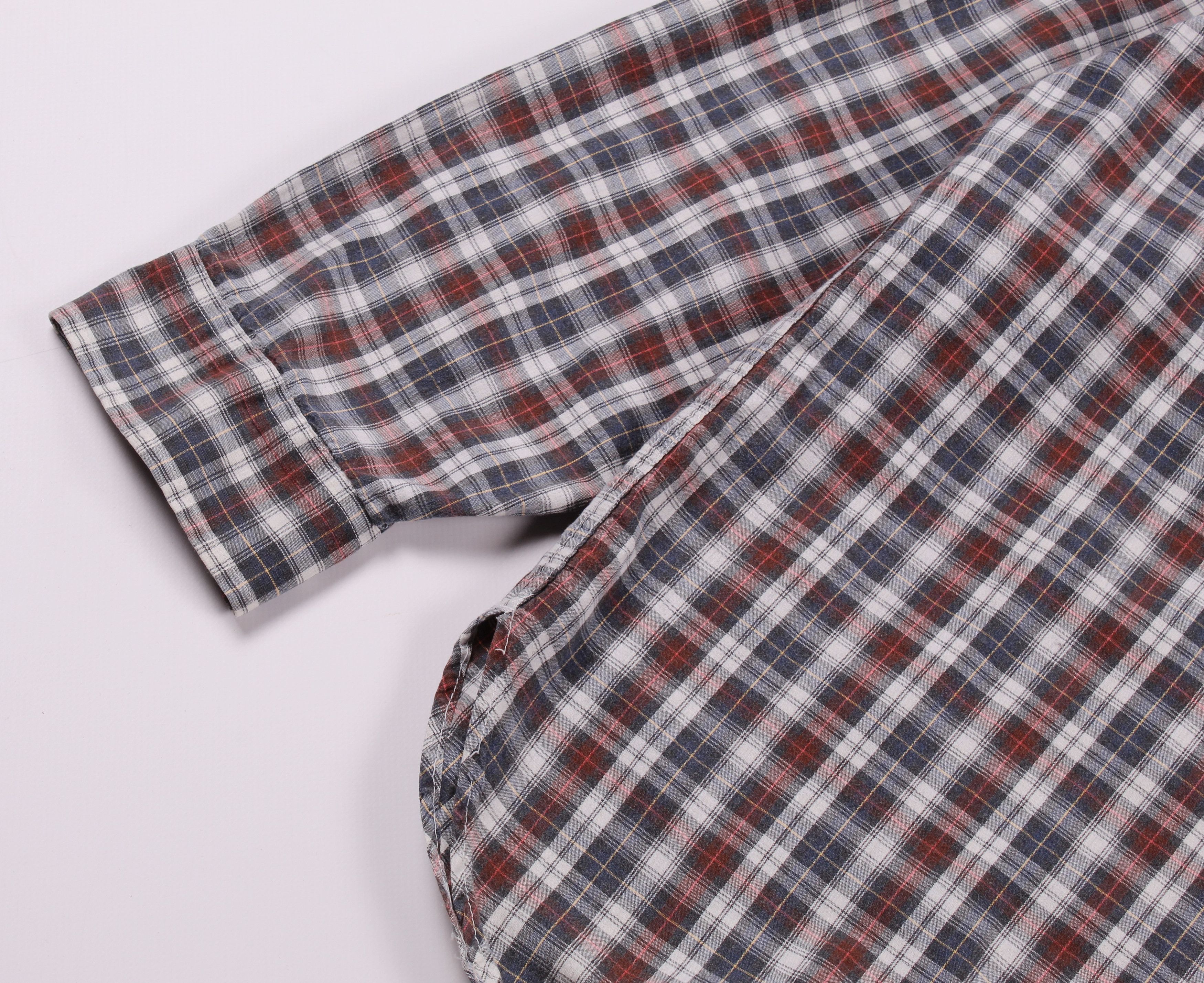 Valentino × Vintage Vintage 90's Valentino Jeans Checkered Shirt Size US L / EU 52-54 / 3 - 5 Thumbnail