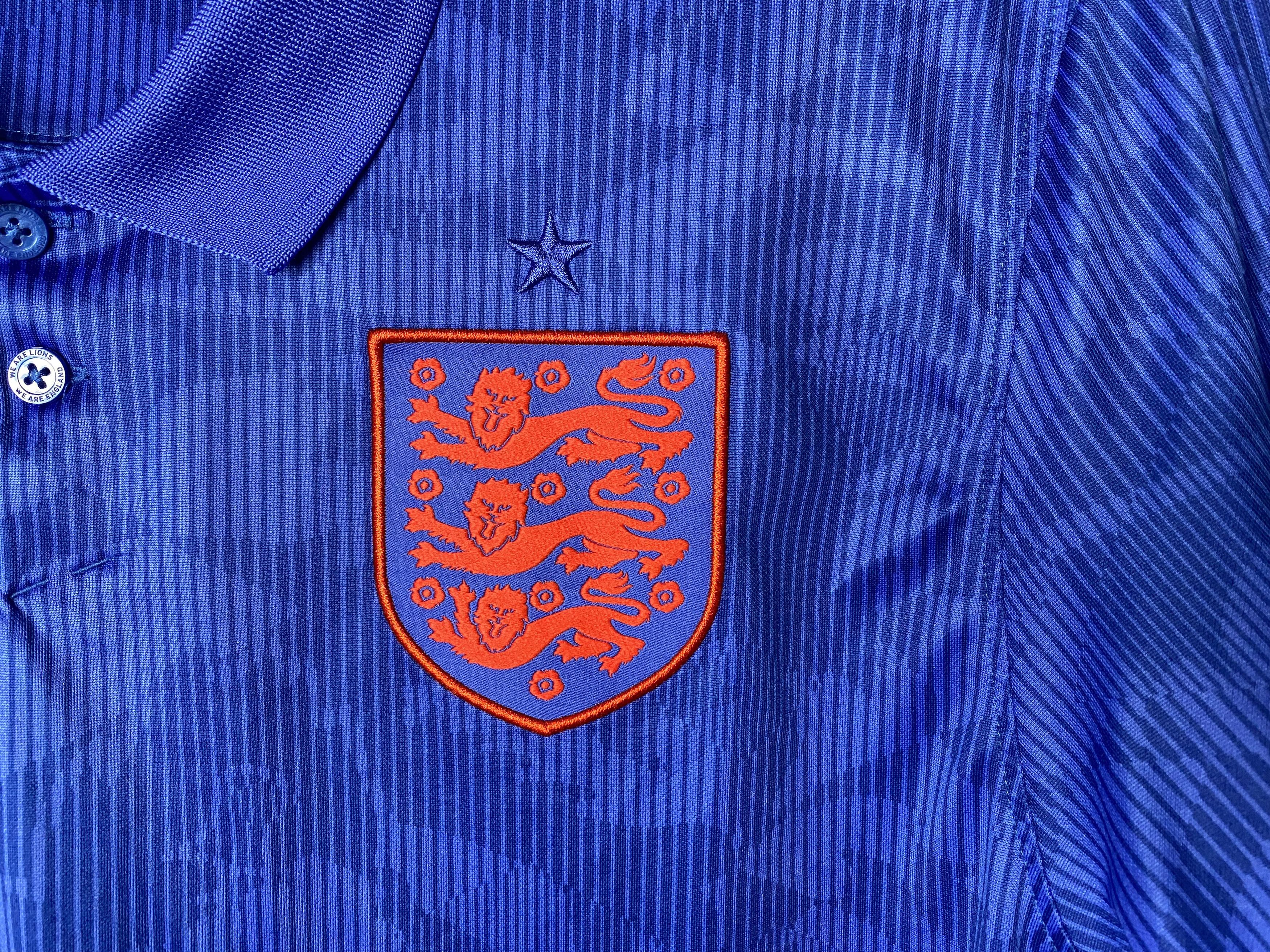 Nike ENGLAND TEAM 2020 2022 AWAY FOOTBALL SHIRT SOCCER JERSEY Size US L / EU 52-54 / 3 - 3 Thumbnail