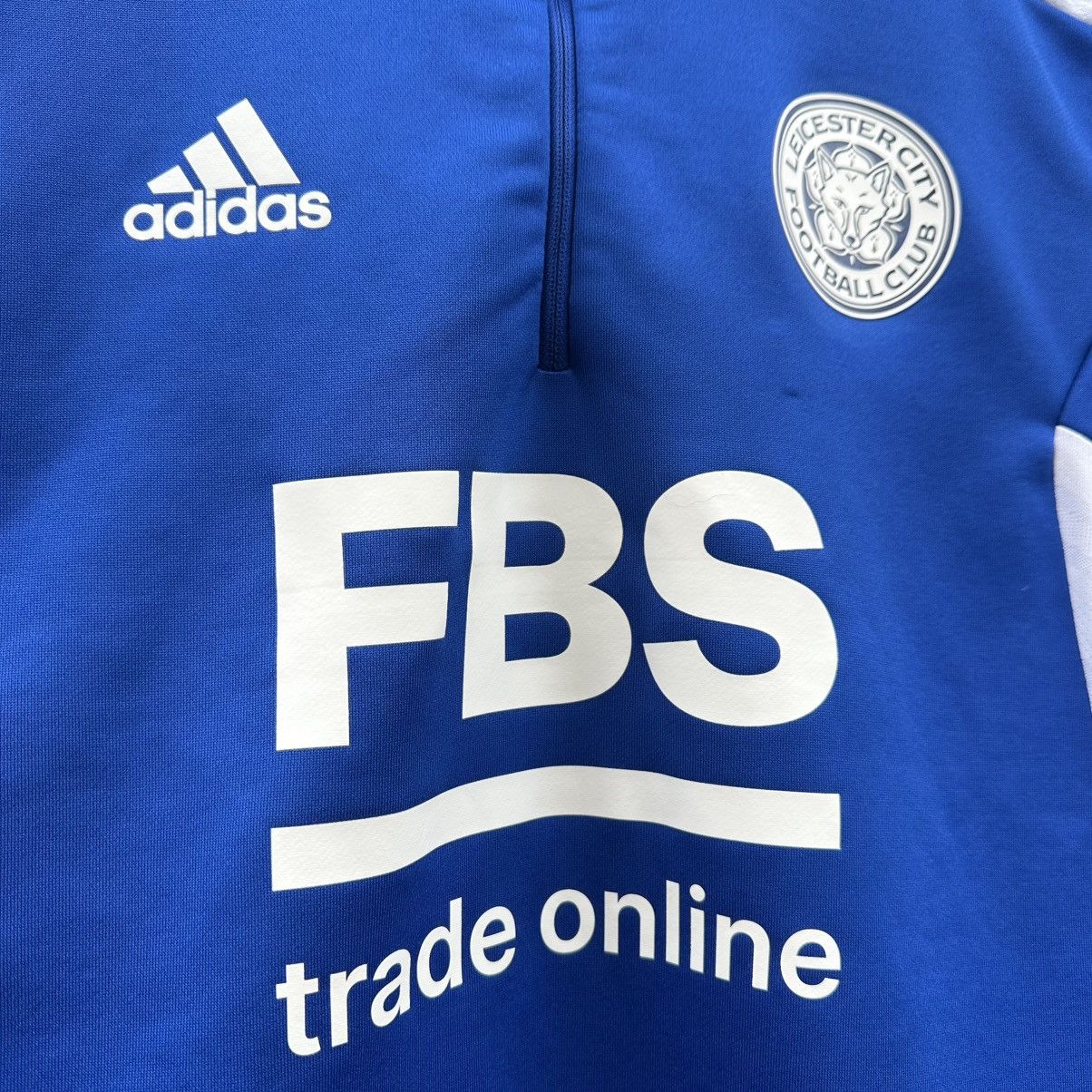 Adidas Adidas FC Leicester City Soccer Long Sleeve Shirt 1/4 Zip Size US M / EU 48-50 / 2 - 4 Thumbnail