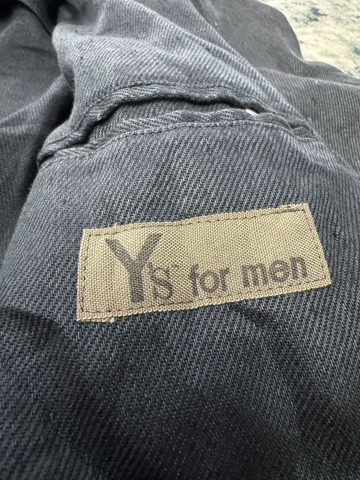 Other Y'S FOR MEN WOOL RAYON LONG-SLEEVED GABARDINEJACKET Size US L / EU 52-54 / 3 - 7 Thumbnail