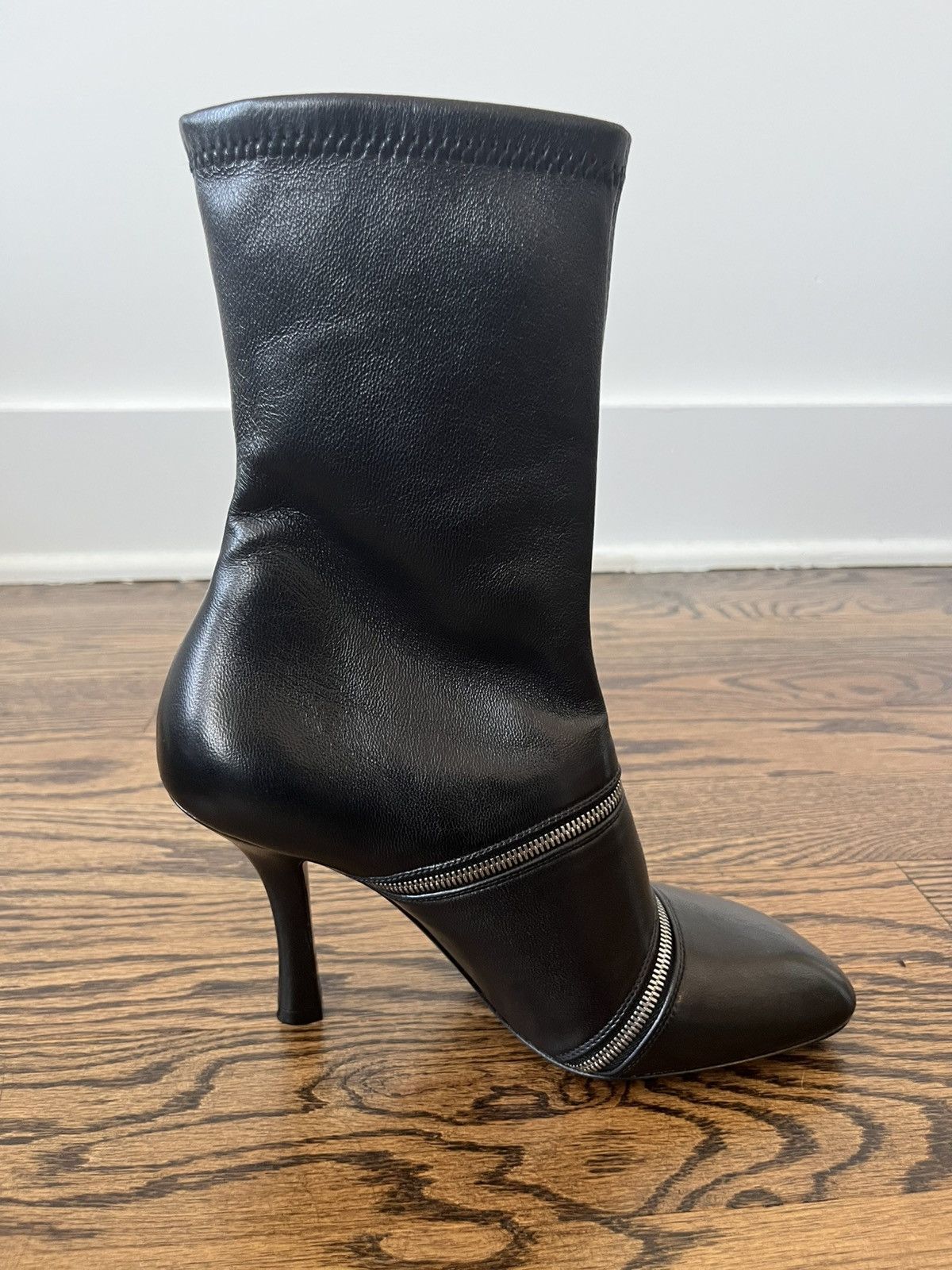 Burberry Burberry Leather Peep Boots Size US 7 / IT 37 - 13 Thumbnail