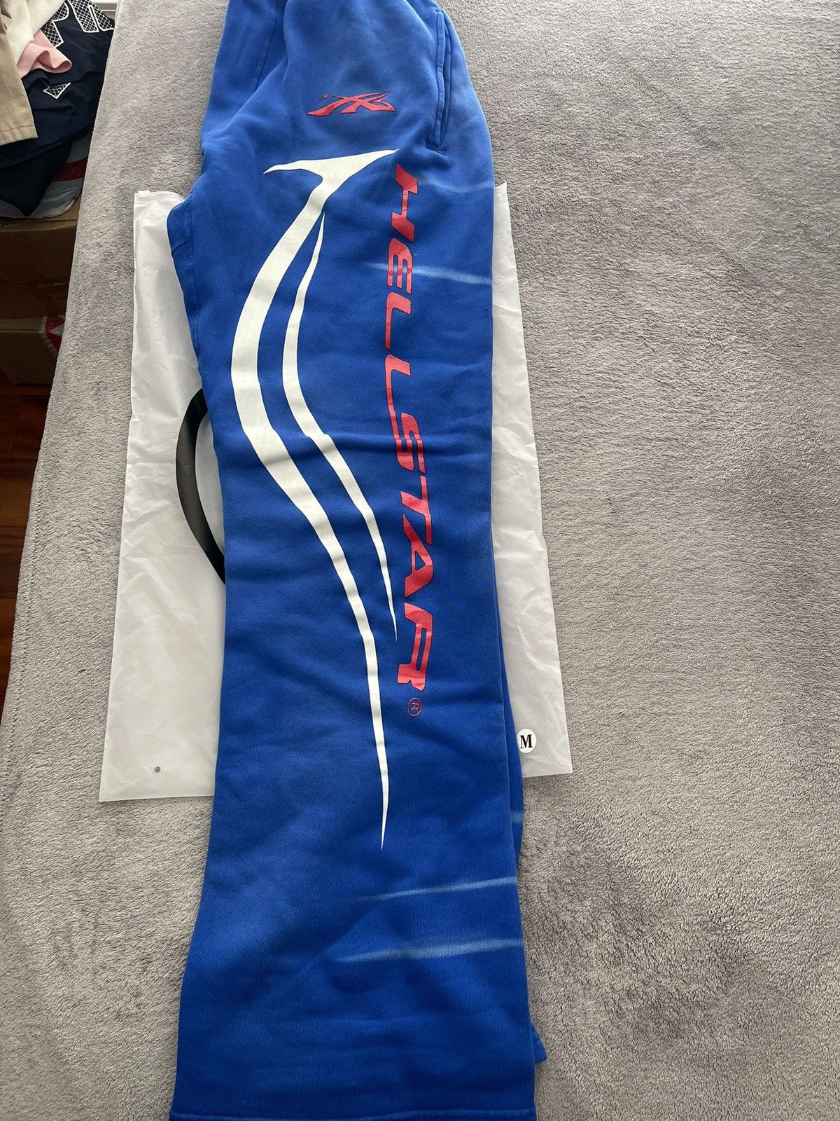 HELLSTAR Blue Hellstar Sports Sweats Size US 33 - 1 Thumbnail