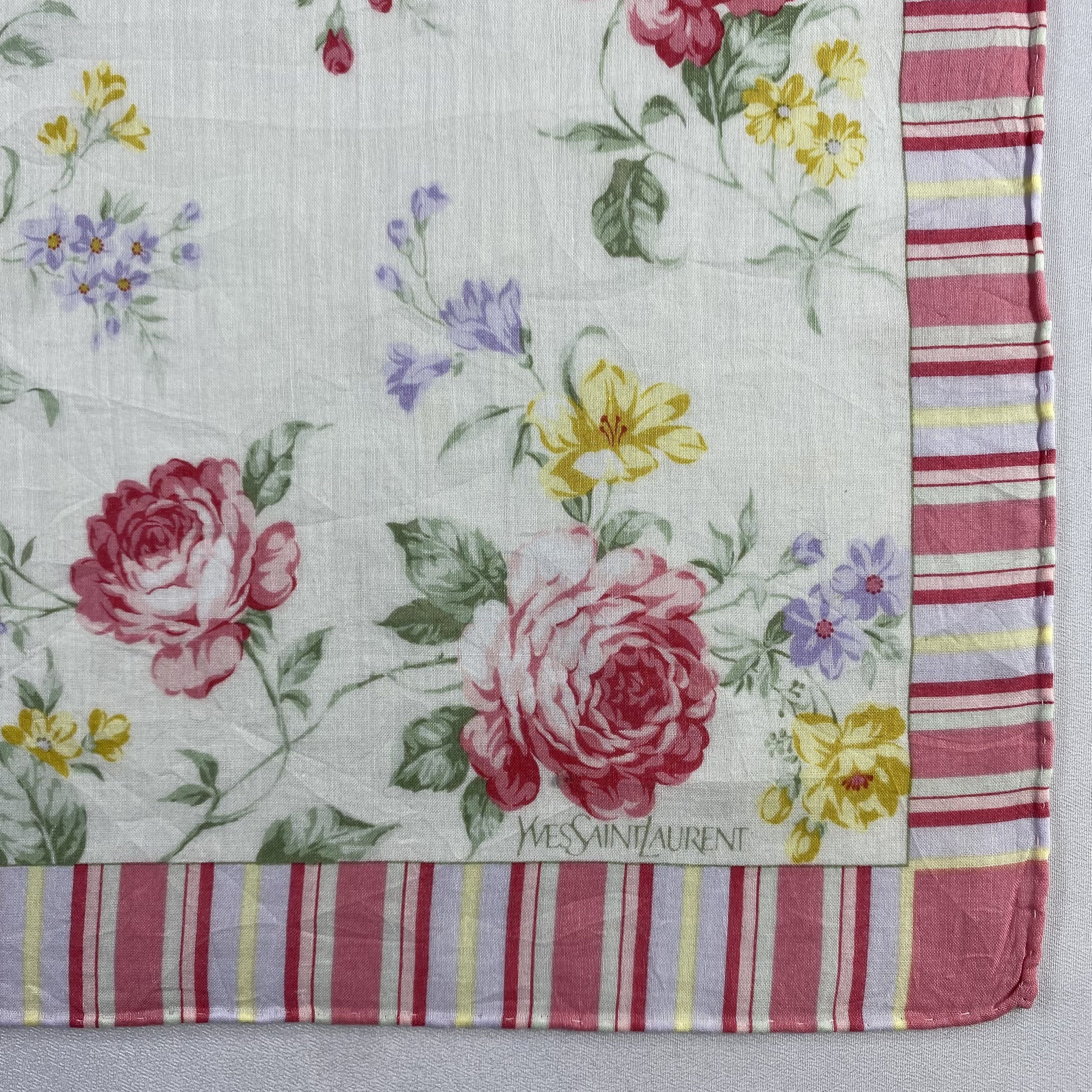 Vintage Yves Saint Laurent Handkerchief / Neckerchief-P1182 Size ONE SIZE - 3 Thumbnail