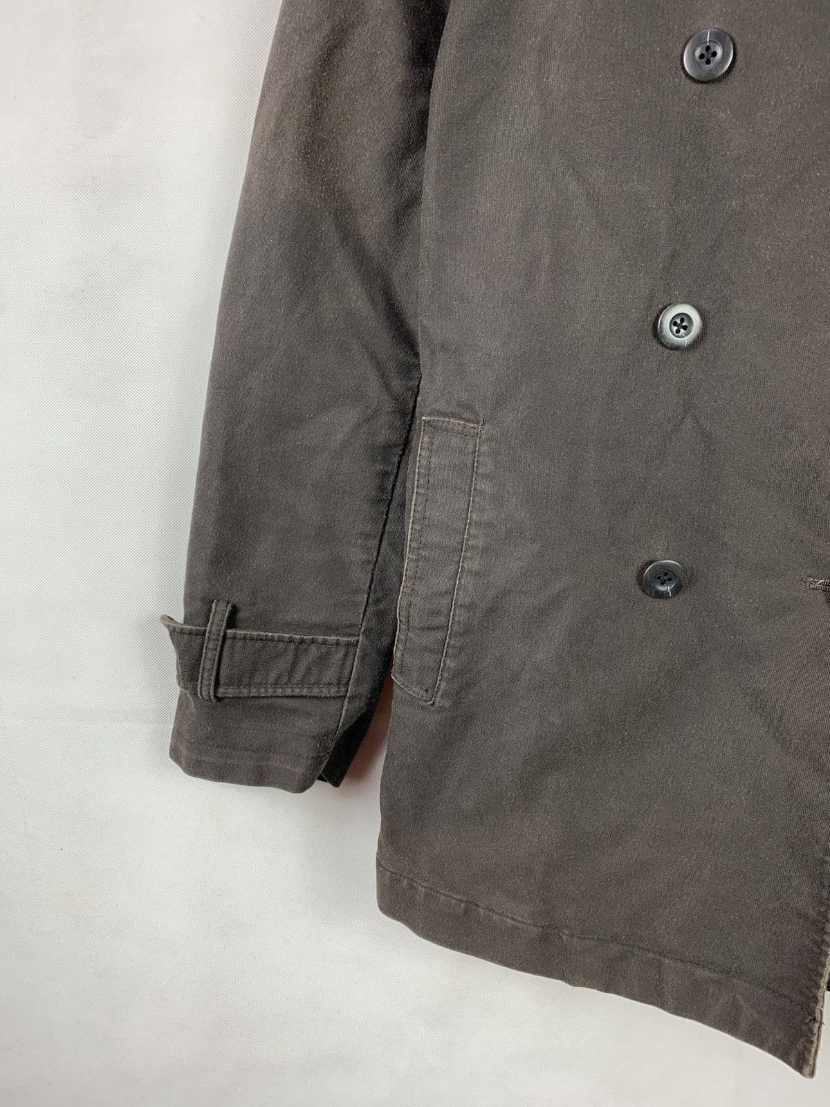 Japanese Brand Rare! Junmen Double Collar Workwear Denim Coat Jacket Size US S / EU 44-46 / 1 - 5 Thumbnail