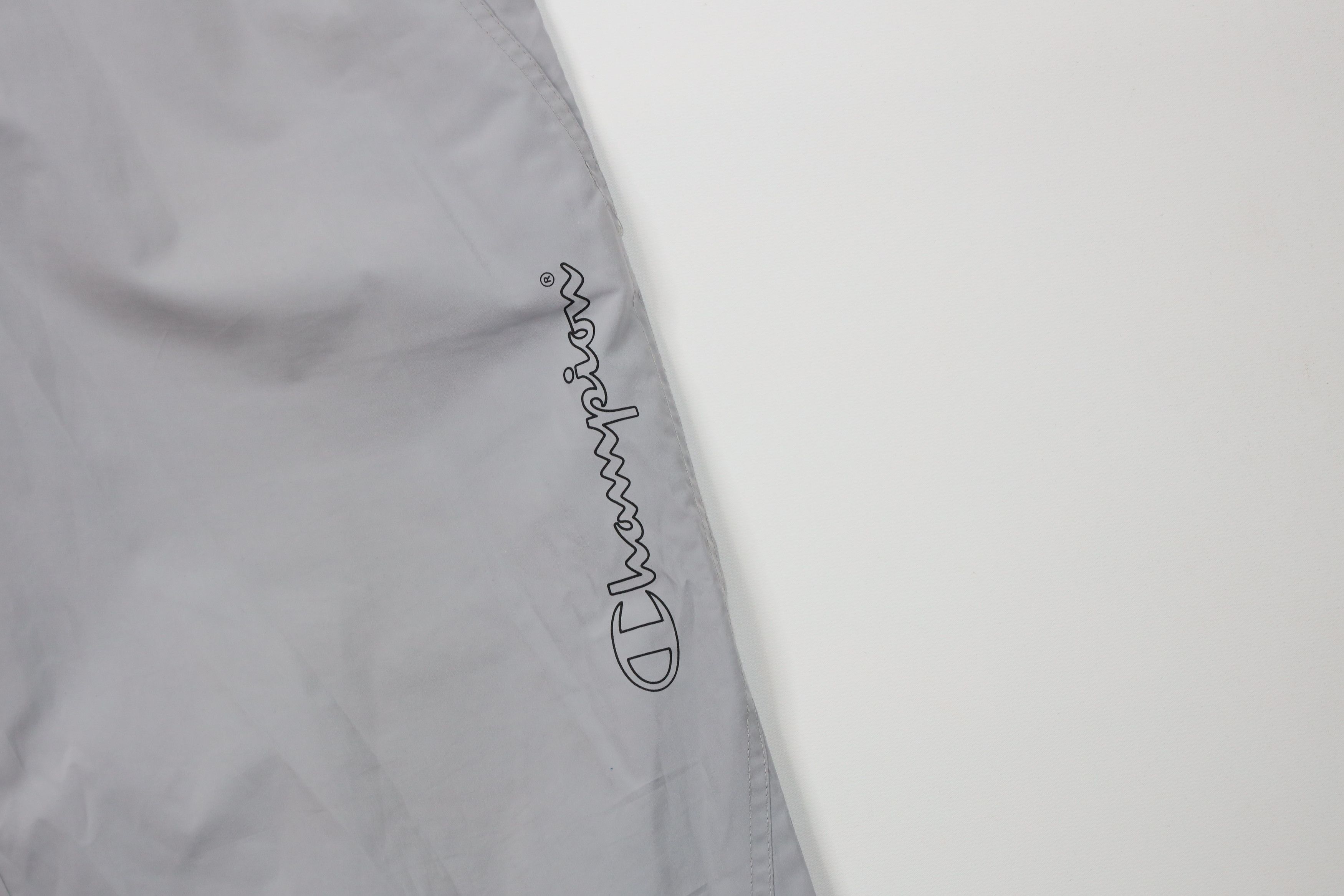 Champion Vintage 90s Champion Spell Out Lined Windbreaker Pants Gray Size US 32 / EU 48 - 5 Thumbnail