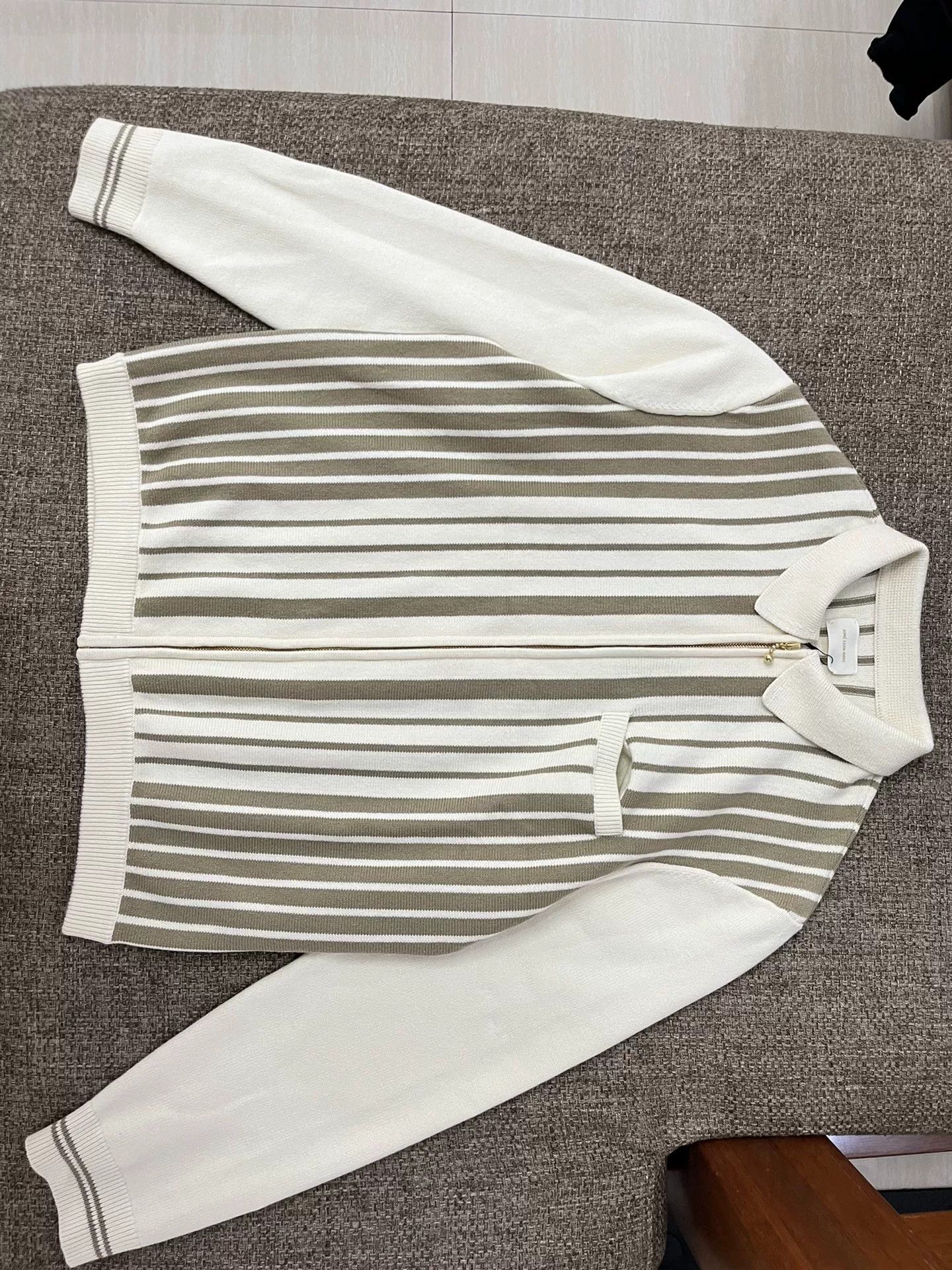 Aime Leon Dore AIME LEON DORE Striped Knit Cardigan Size US L / EU 52-54 / 3 - 1 Thumbnail
