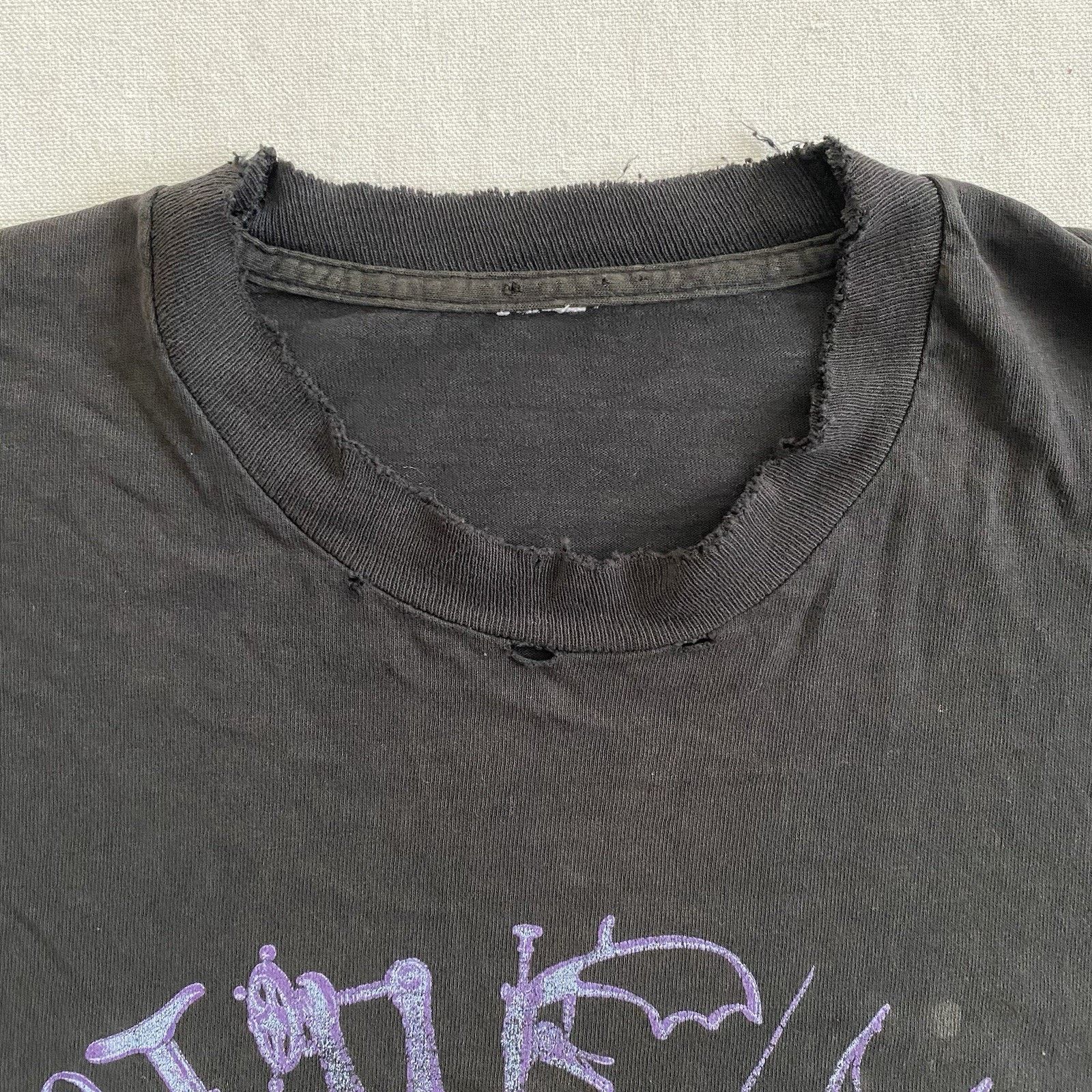 Fruit Of The Loom Vintage 90s Carcass Necroticism Death Metal Band T-Shirt XL Size US XL / EU 56 / 4 - 2 Thumbnail