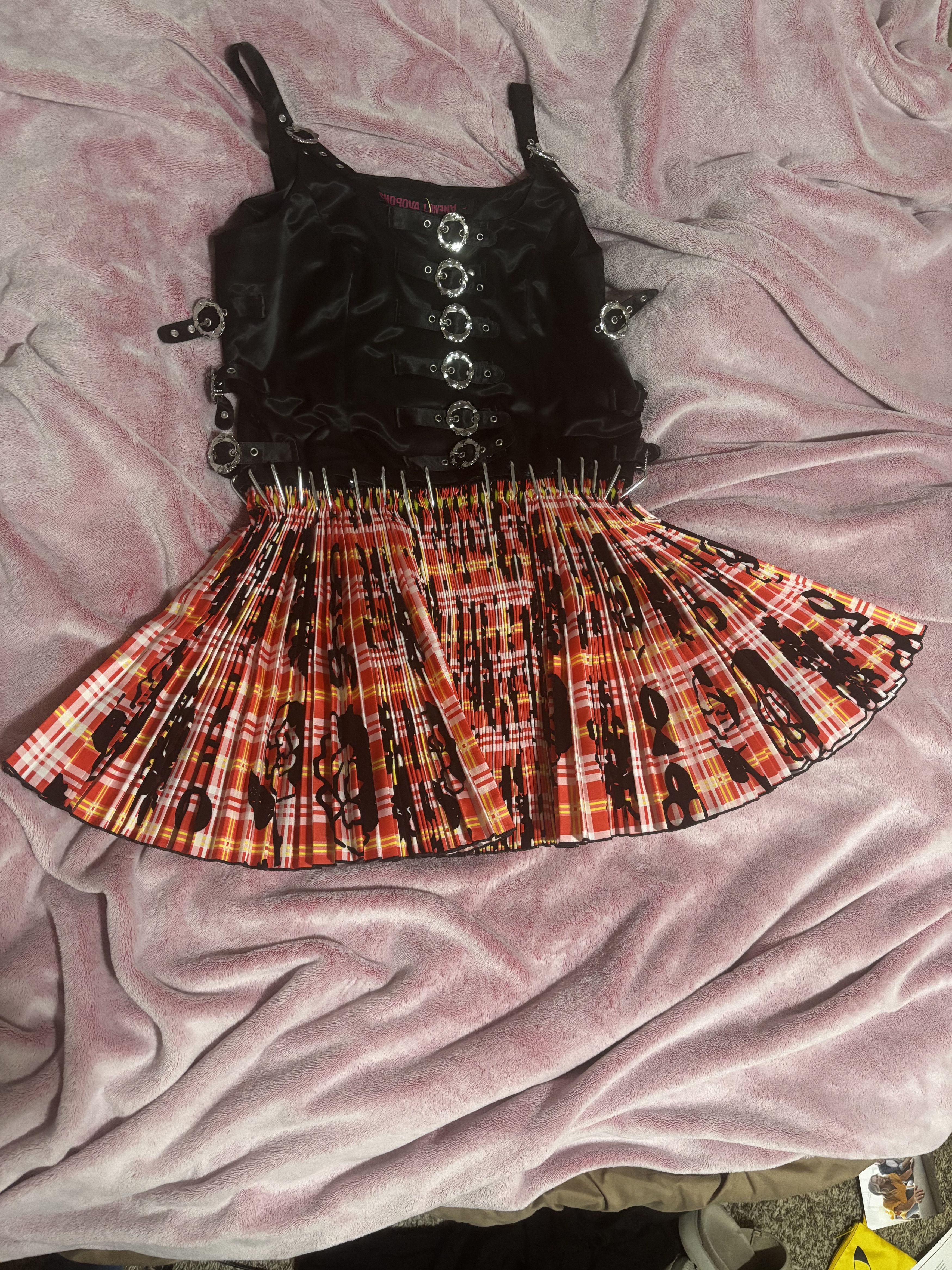 Chopova Lowena Exclusive Apollo Carabiner Mini Dress Size L / US 10 / IT 46 - 7 Thumbnail
