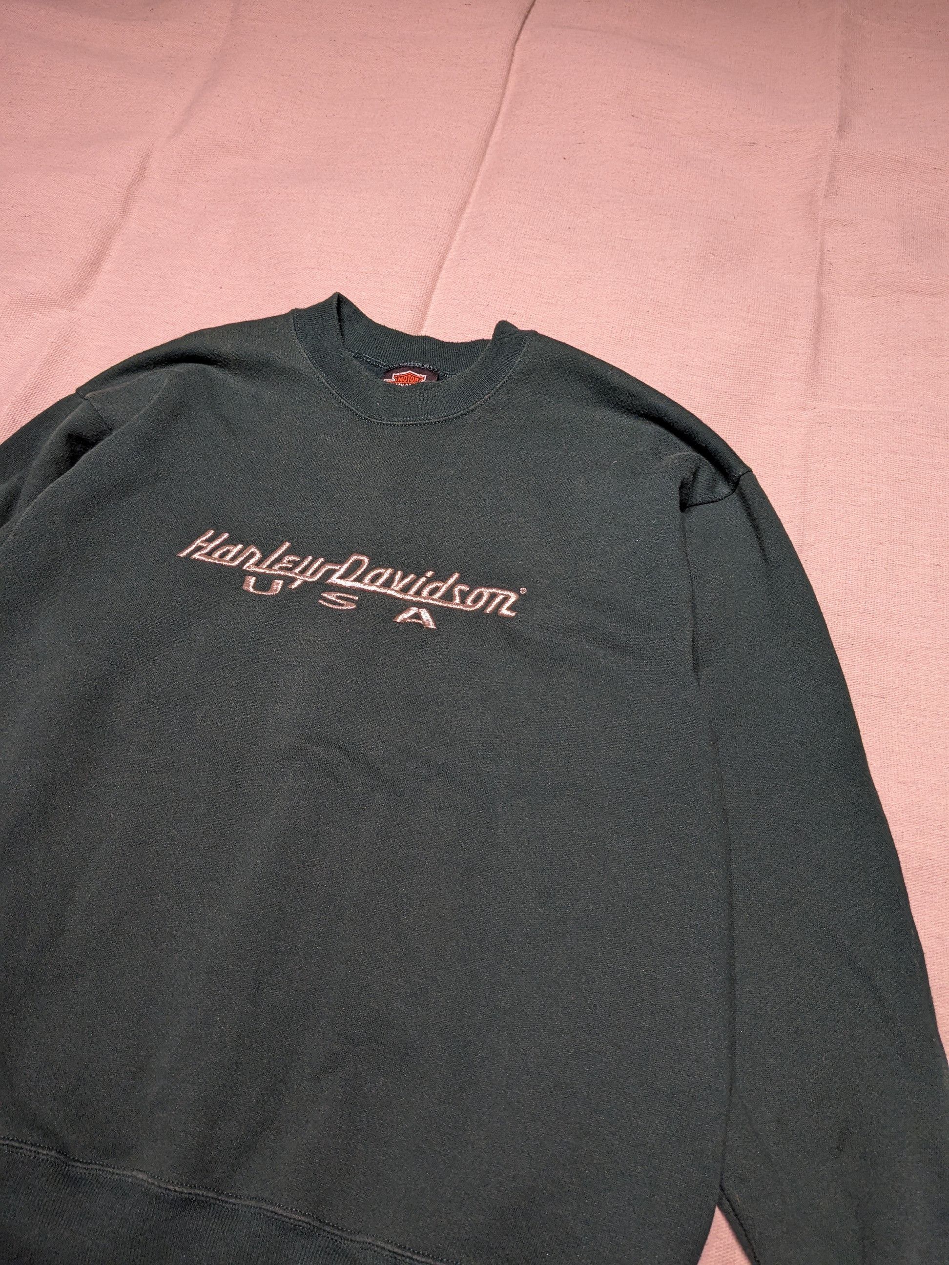 Harley Davidson Vintage Harley Davidson crew neck sweater men's M Size US M / EU 48-50 / 2 - 2 Thumbnail