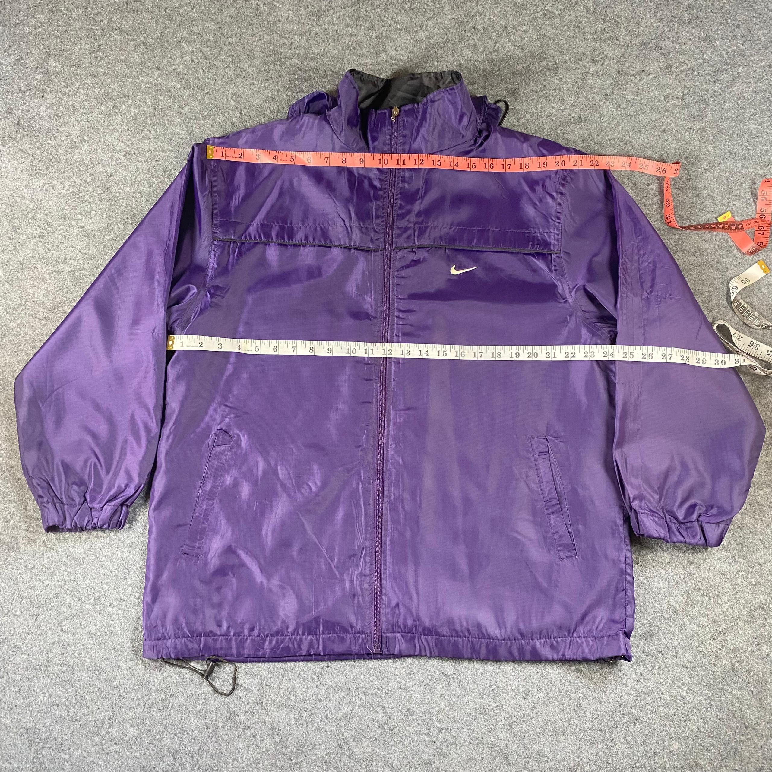 Nike Vintage Nike Small Logo Windbreaker Hoodies Size US L / EU 52-54 / 3 - 6 Thumbnail