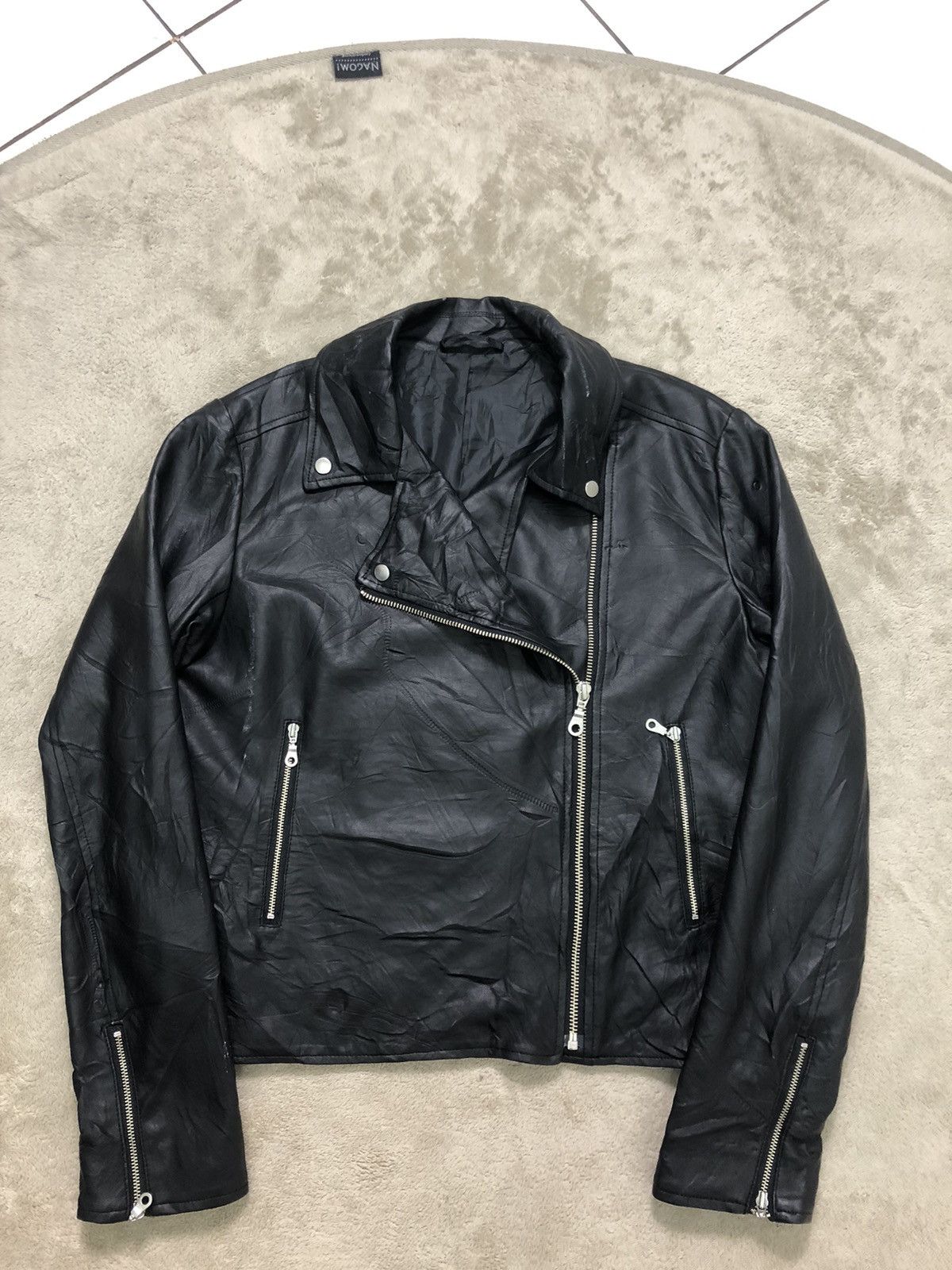 Japanese Brand × Seditionaries Vintage Pvc Leather Crop Jacket Seditionaries Punk Style Size M / US 6-8 / IT 42-44 - 2 Thumbnail