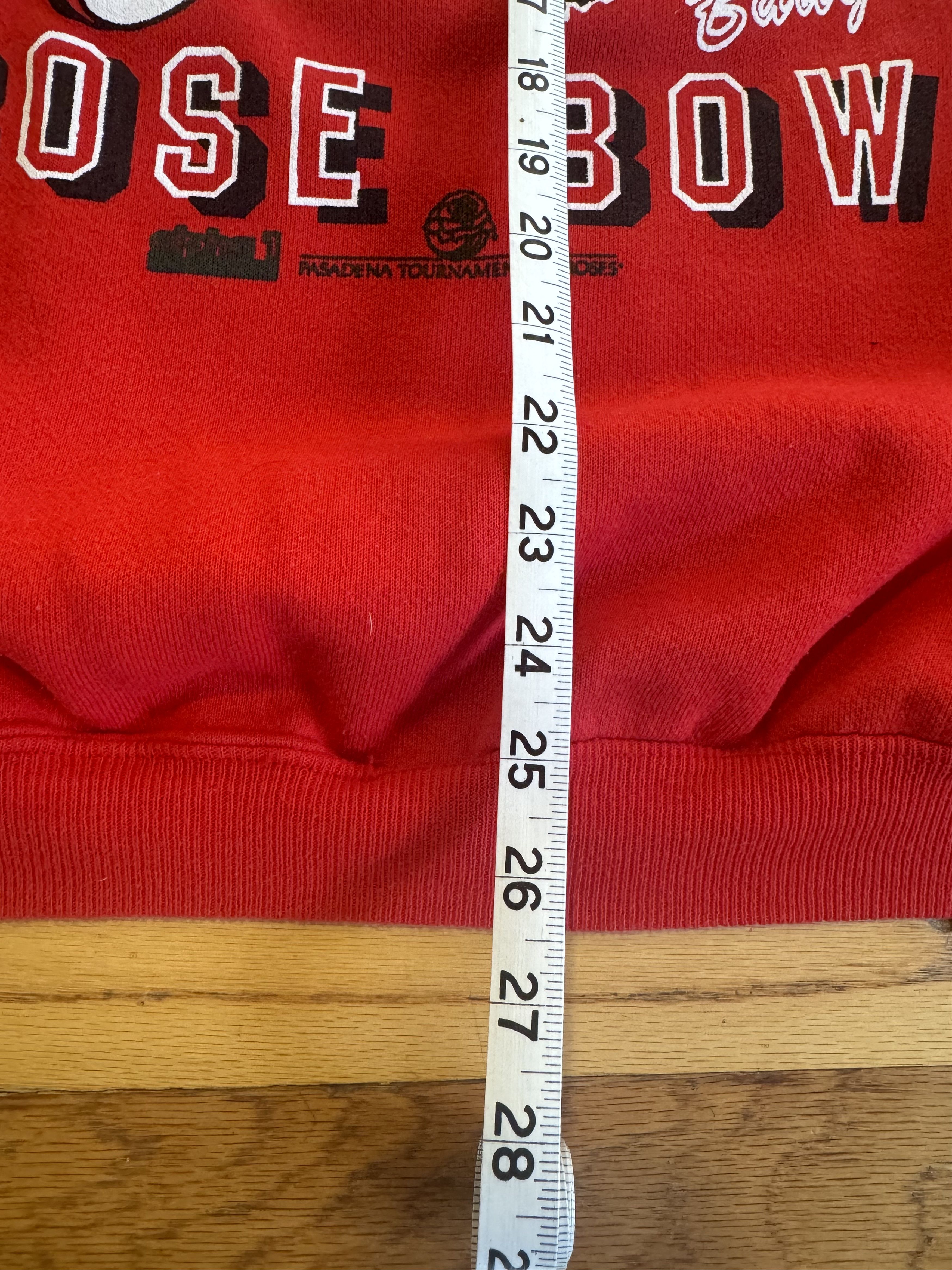 Hanes Vintage Wisconsin Badgers 1994 Rose Bowl Crewneck UW Madison Size US XL / EU 56 / 4 - 7 Thumbnail