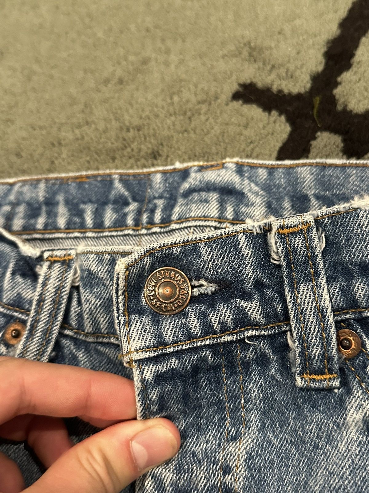 Levi's × Vintage Vintage 70’s Levi’s Orange Tab Light Wash Denim Size US 32 / EU 48 - 7 Thumbnail